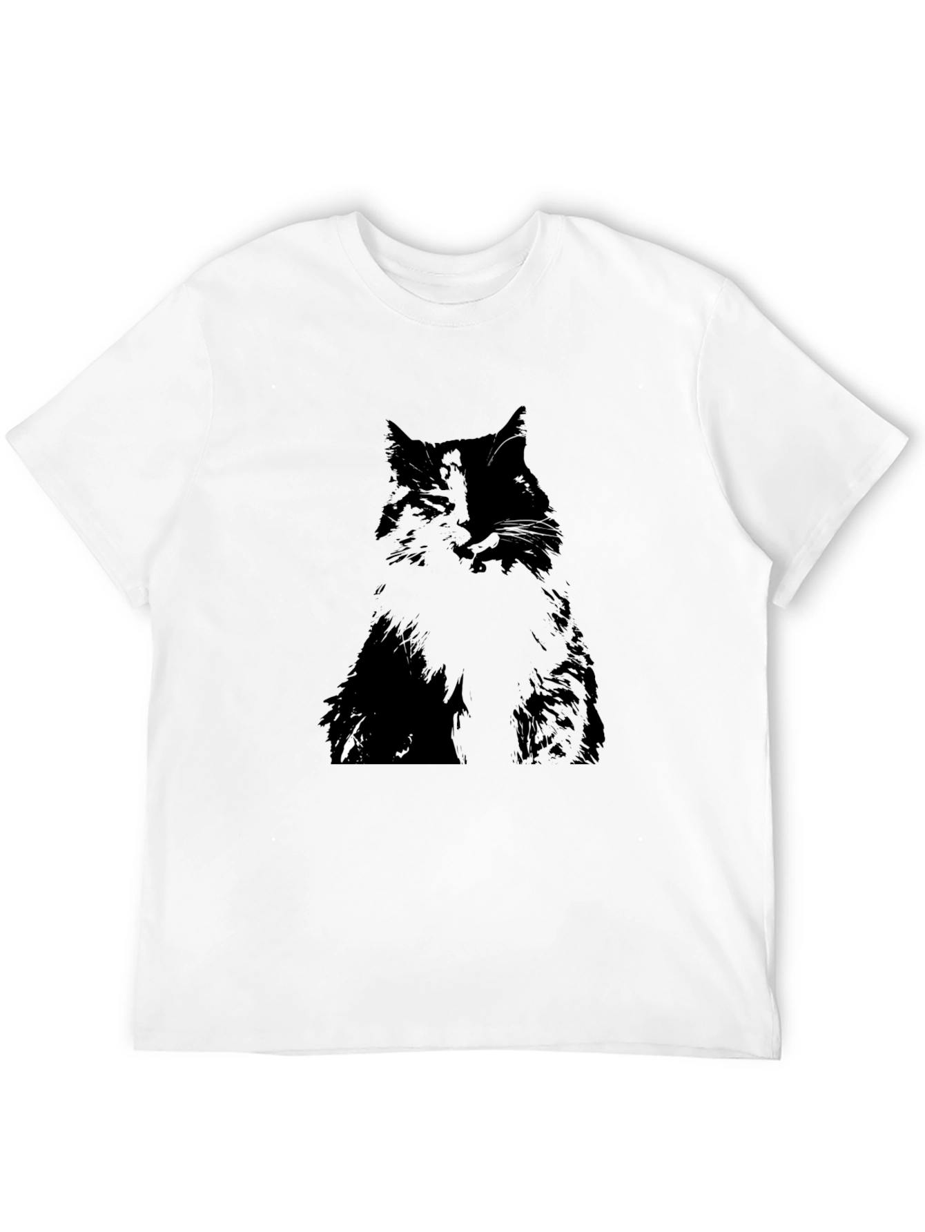 Black Black Cat Graphic Tee - Stylish & Comfortable view 12