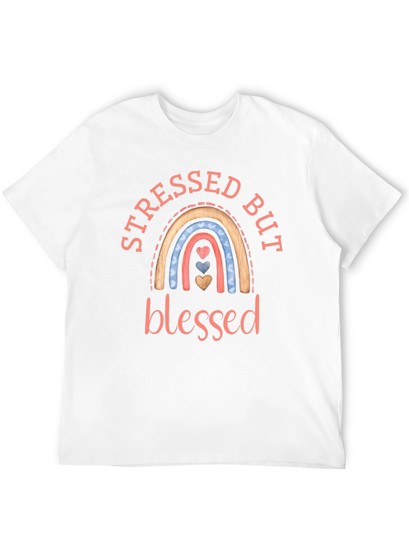 Black Stressed But Blessed T-Shirt view 12