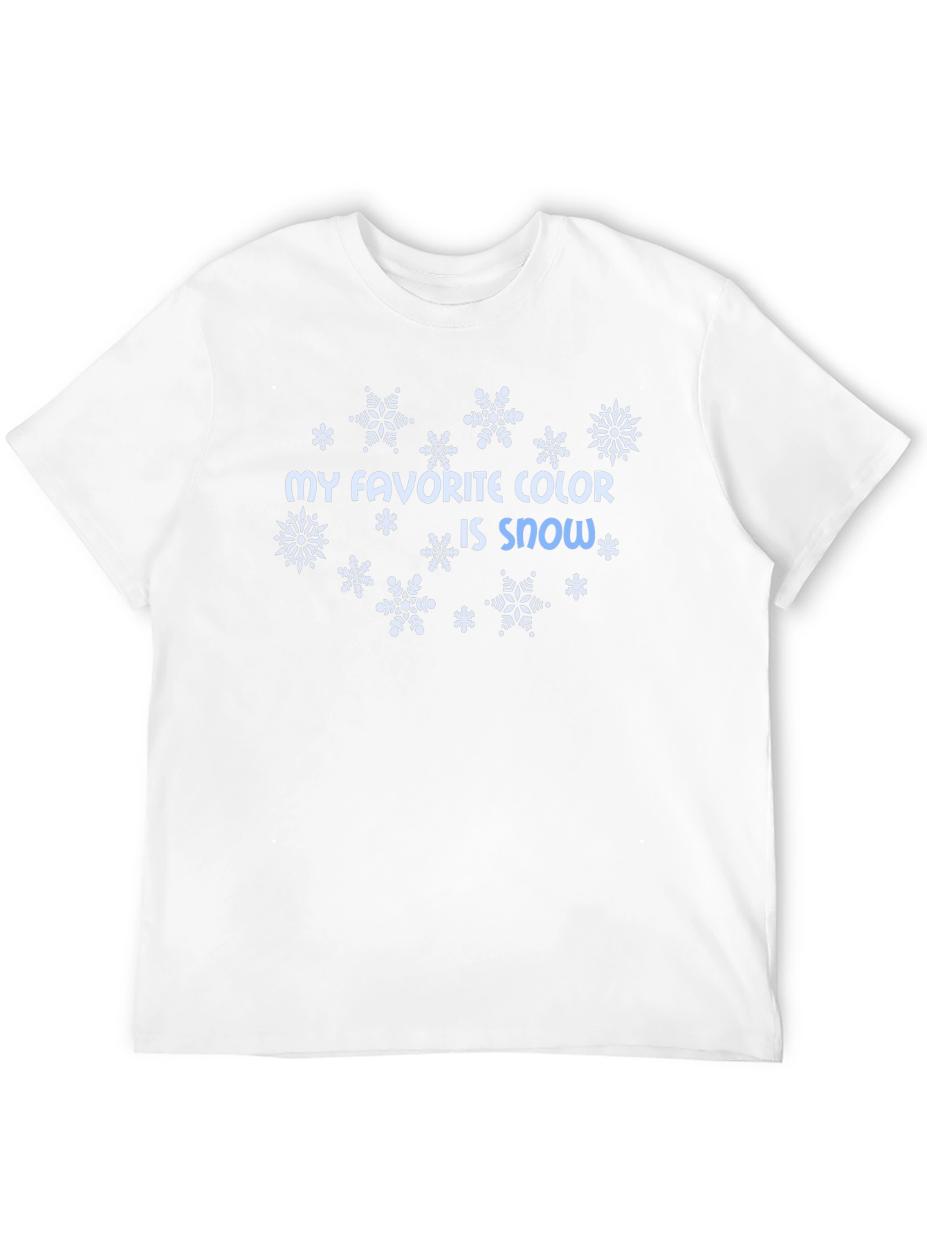 Black Snowflake Tee - My Favorite Color is Snow view 12