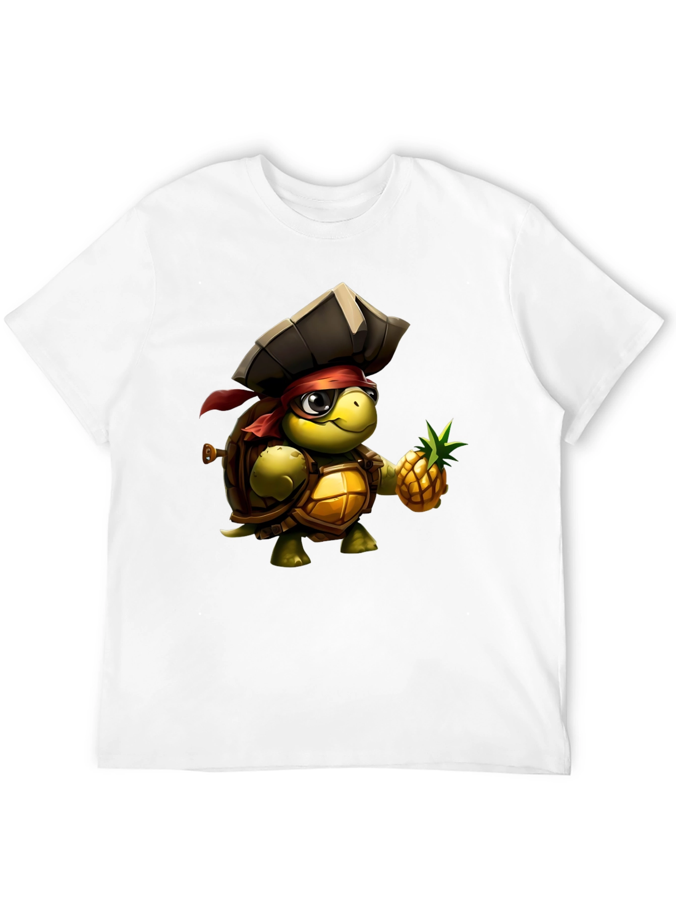 Black Turtle Pirate Graphic Tee - Unique Design! view 12