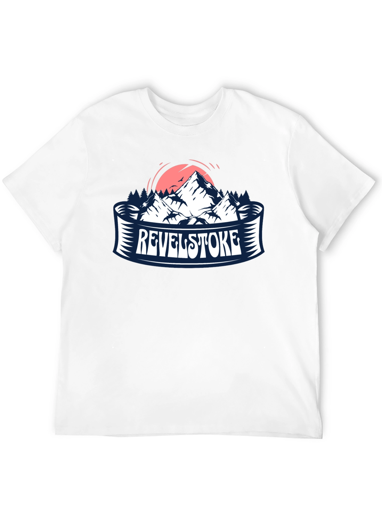 Black Revelstoke Mountain Graphic T-Shirt view 12