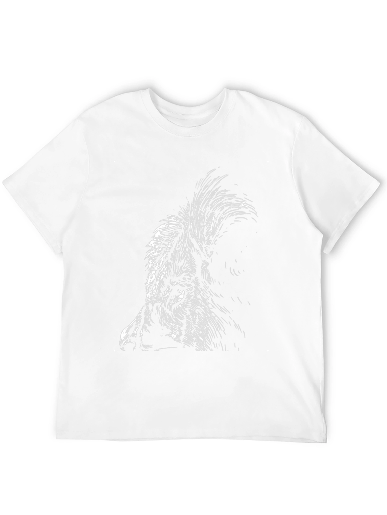 Black Wild Boar Graphic Tee - Men's Black T-Shirt view 12