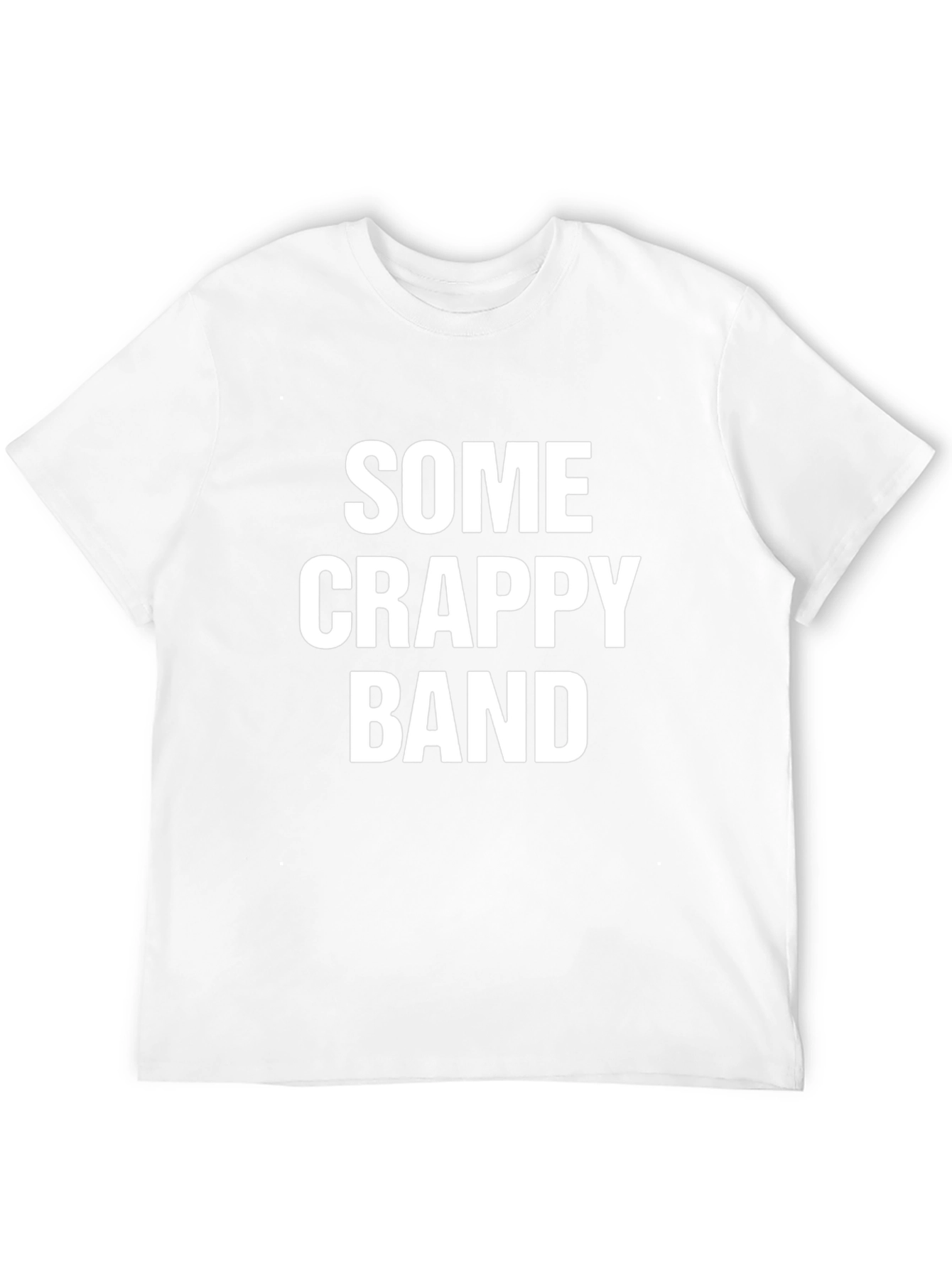 Black Some Crappy Band T-Shirt - Black Cotton Tee view 12