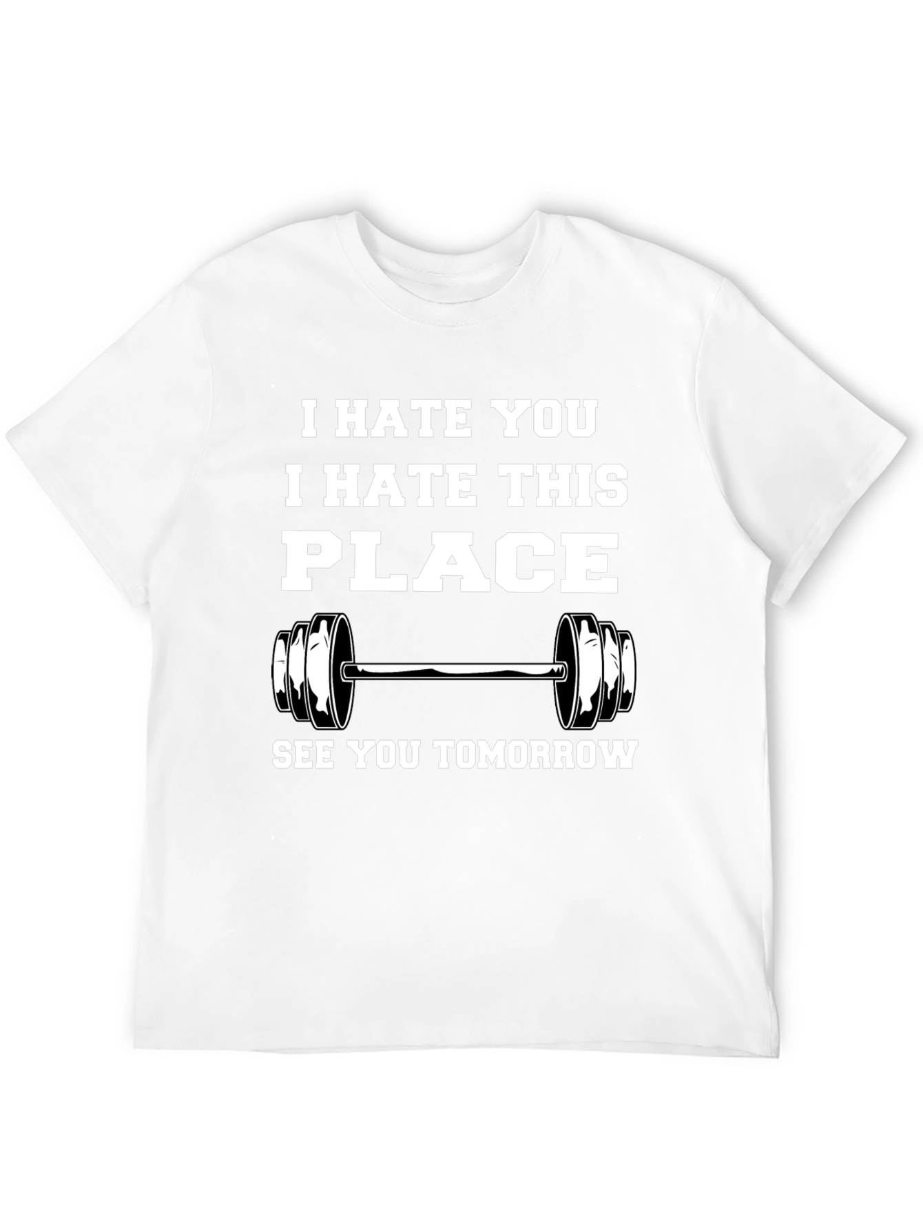 Black Gym Humor Graphic T-Shirt view 12