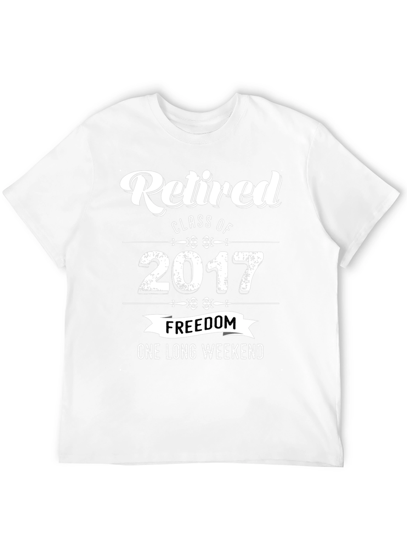 Black Retired Class of 2017 T-Shirt view 12
