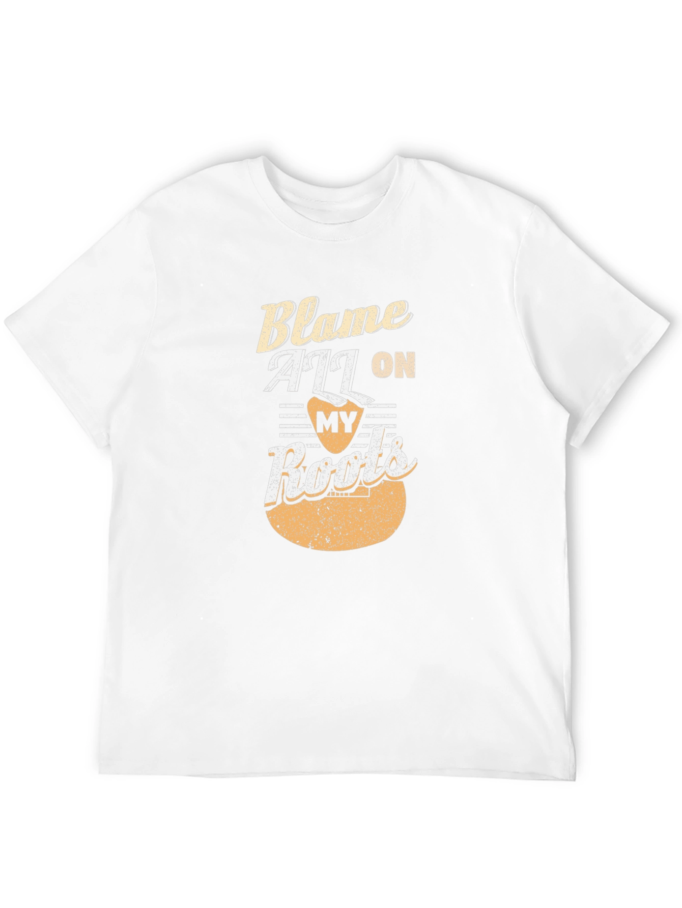 Black Blame All On My Roots Graphic Tee view 12