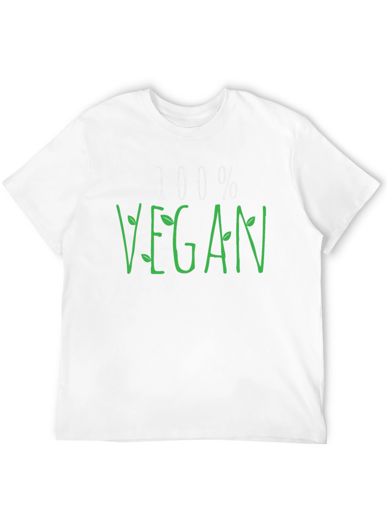 Black 100% Vegan Graphic Tee - Black Casual Shirt view 12