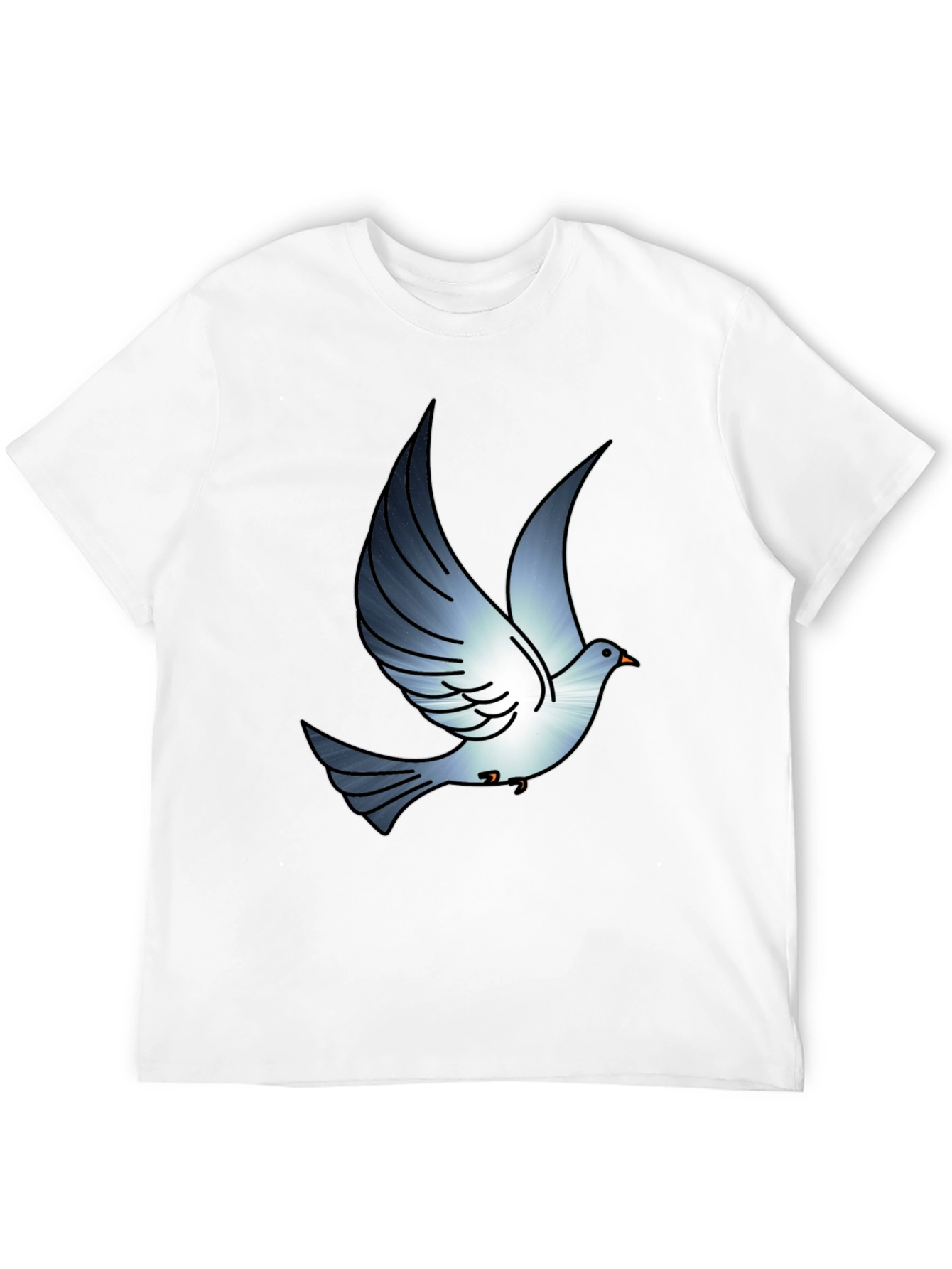 Black Dove Graphic Print Black T-Shirt view 12
