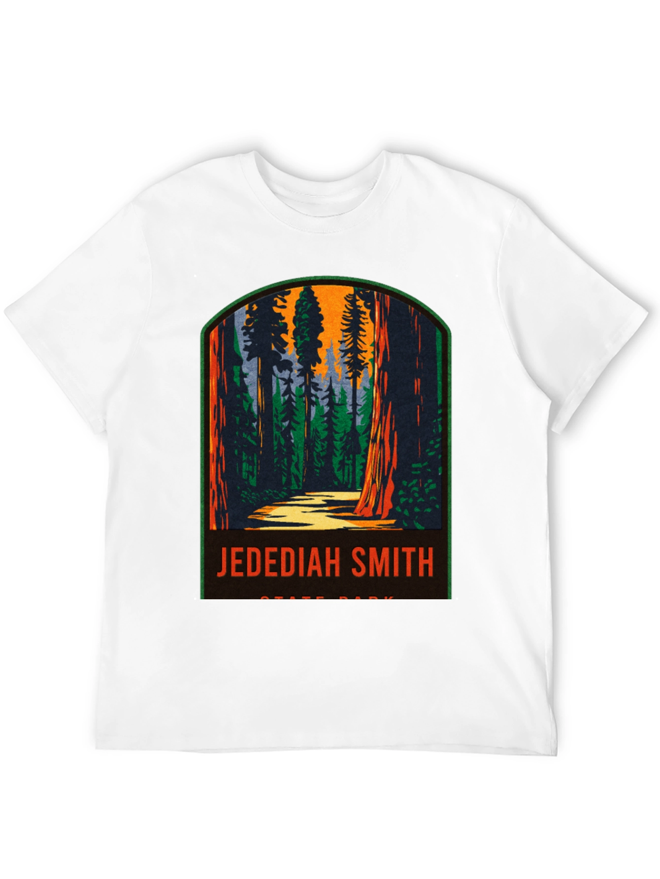 Black Jedediah Smith State Park T-Shirt view 12