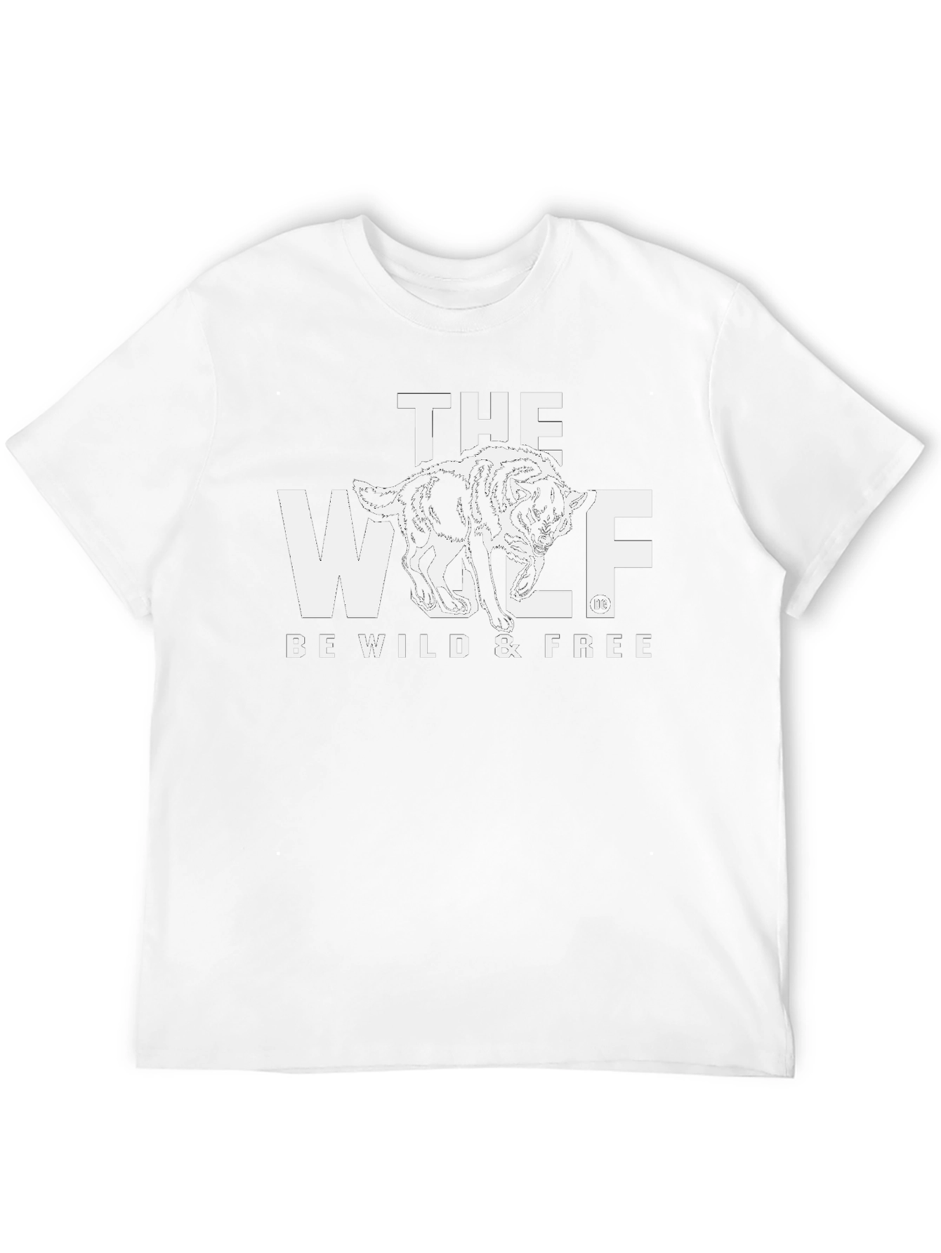 Black The Wolf Black Graphic Tee - Be Wild & Free view 12