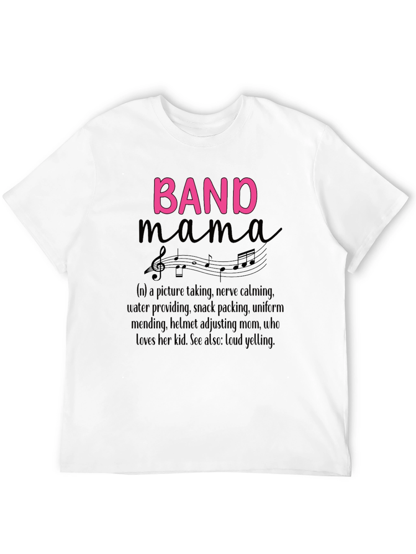 Black Band Mama Graphic T-Shirt view 12
