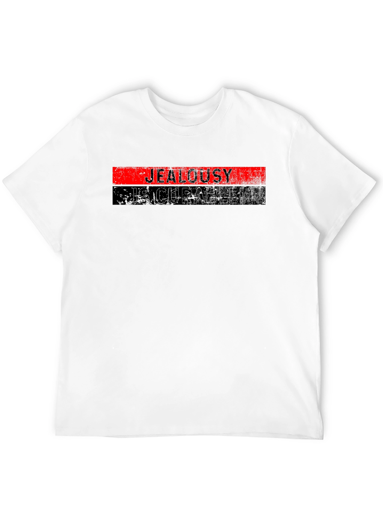 Jealousy is Curable T-Shirt - Black Graphic Tee - 12