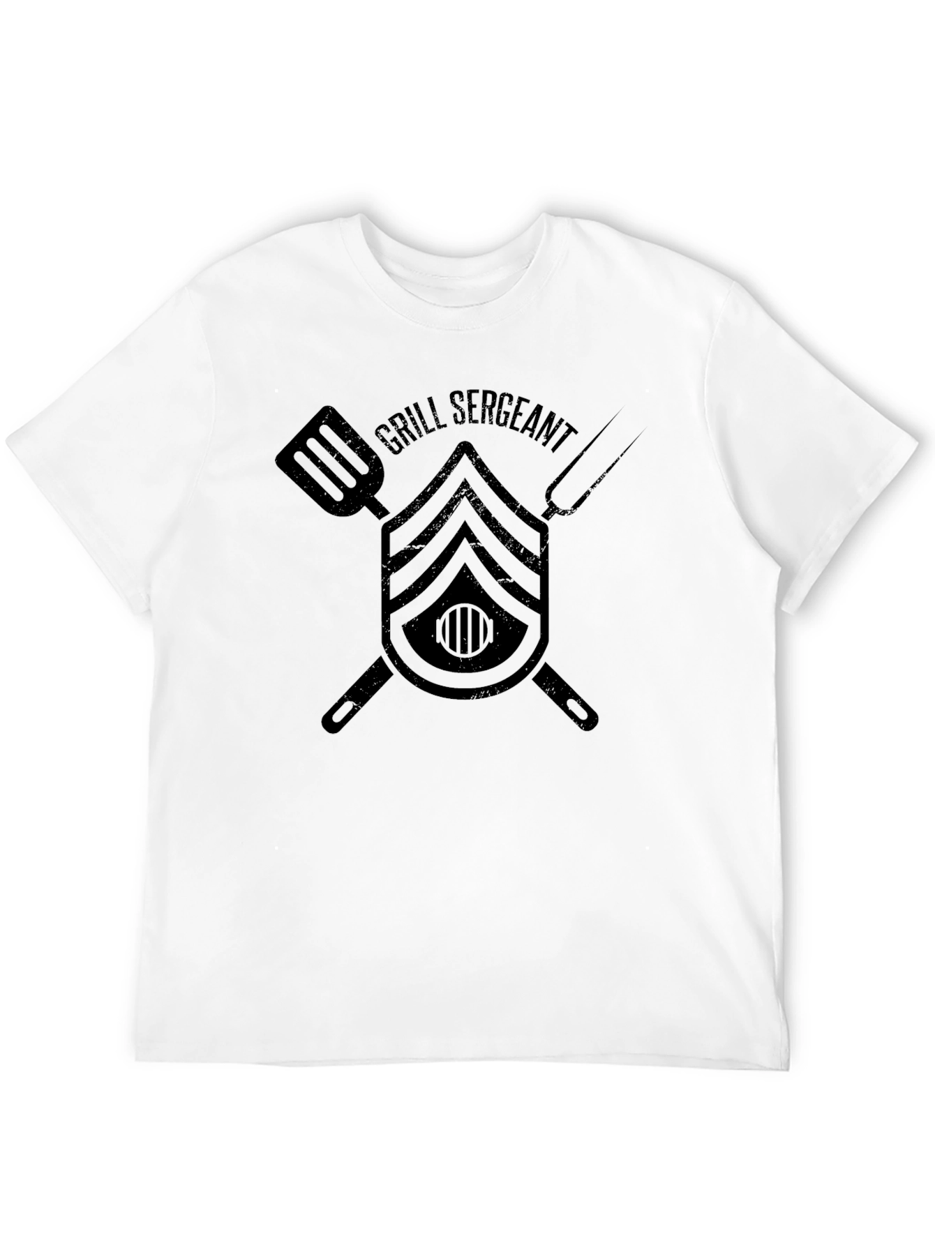 Black Grill Sergeant Black Graphic T-Shirt view 12