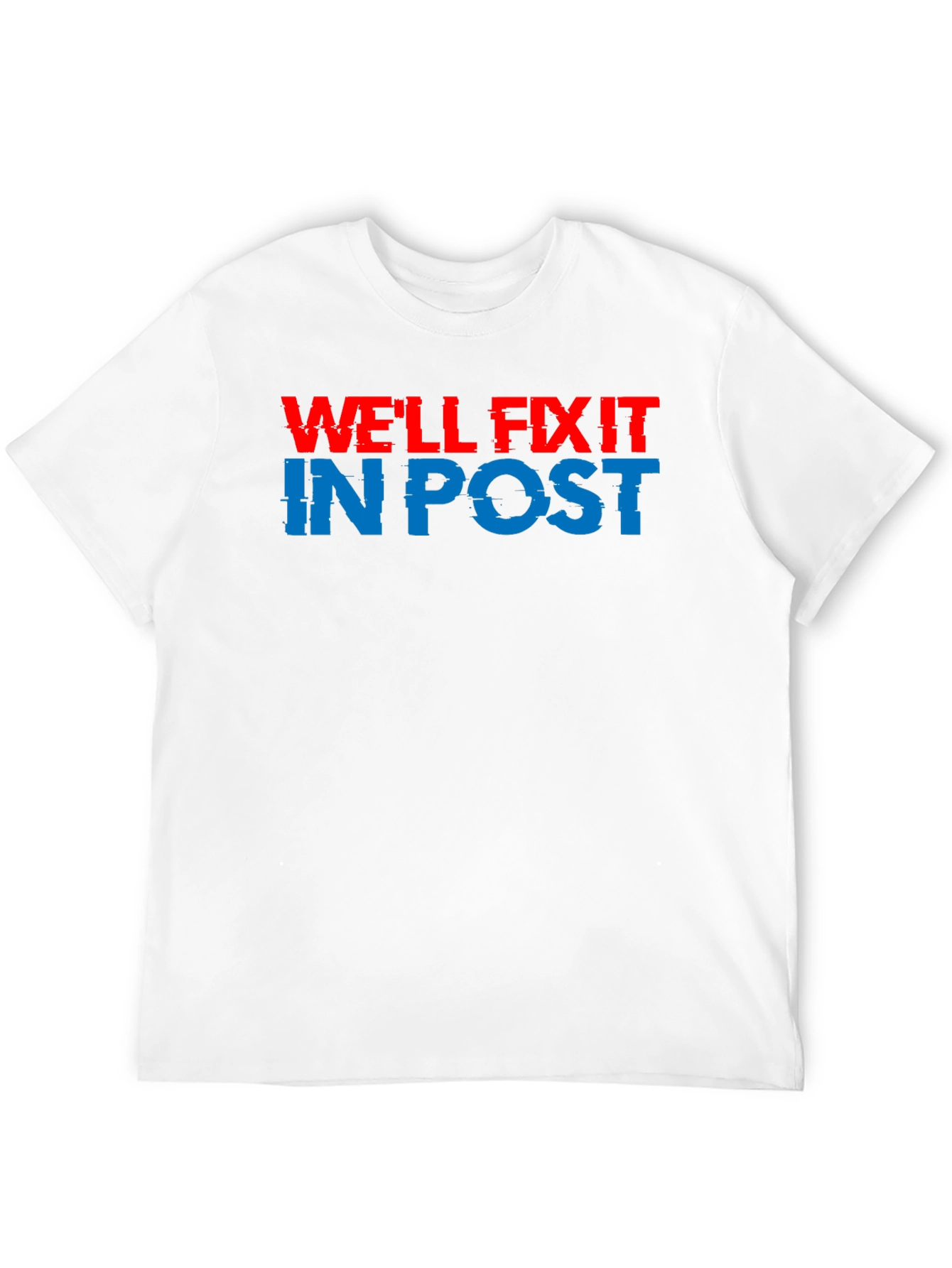 Black We'll Fix It In Post T-Shirt - Movie Editor Tee view 12
