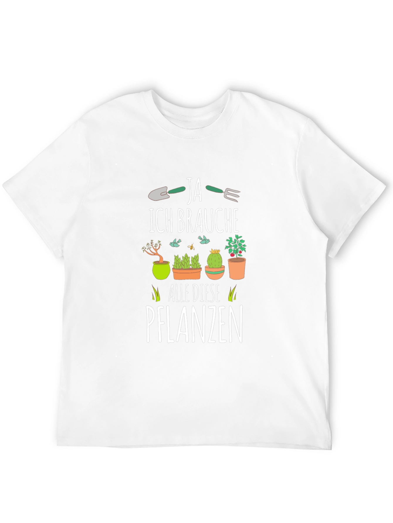 Black Plant Lover's T-Shirt: Ja Ich Brauche Alle Diese Pflanzen view 12