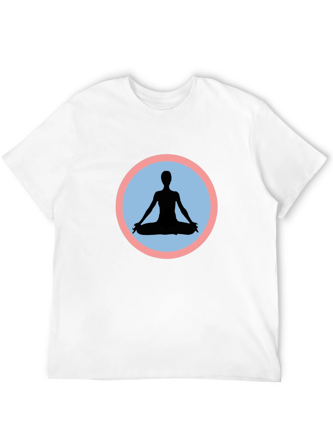 Black Yoga Pose Graphic Tee - Black view 12