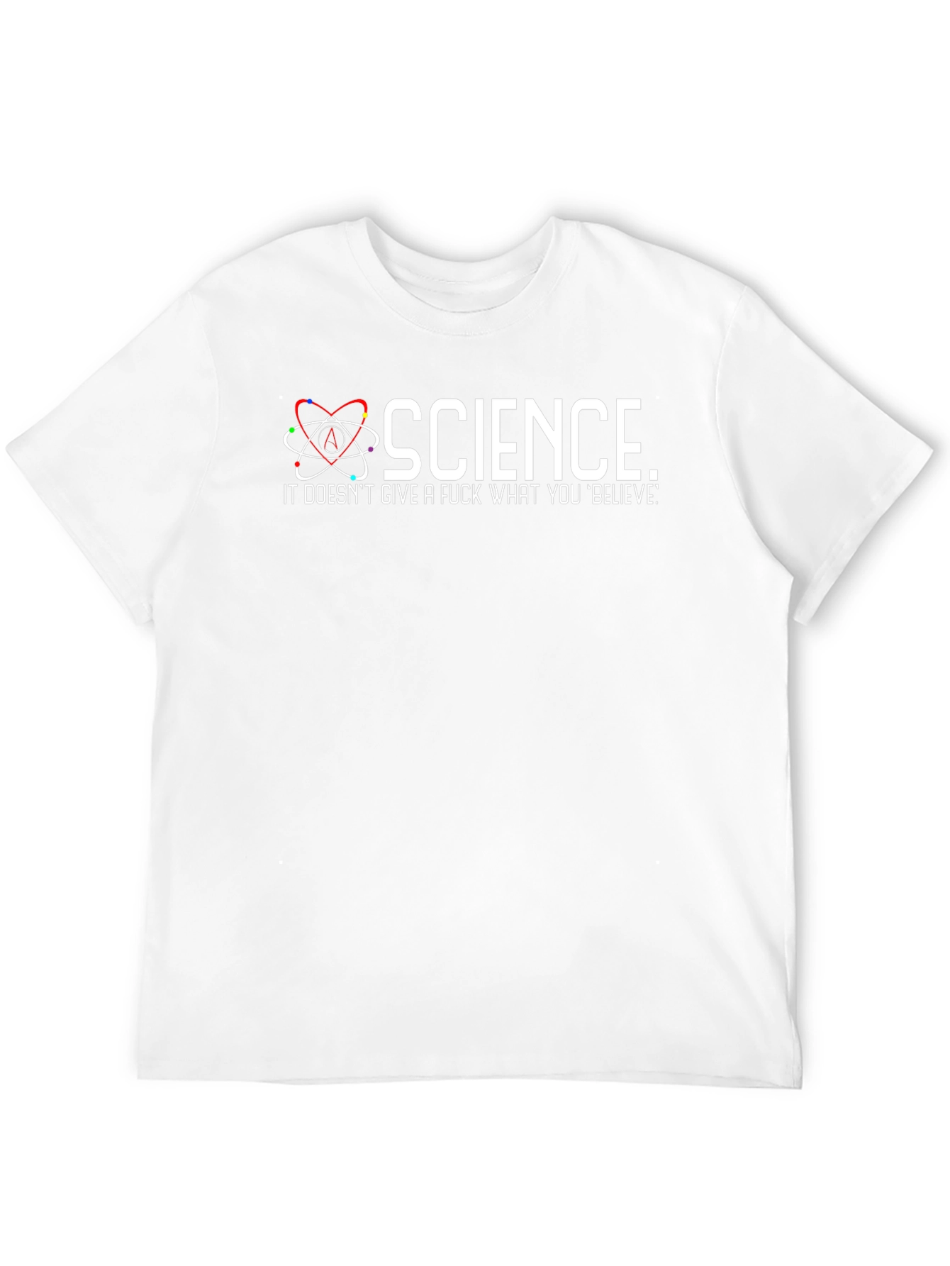 Black Science Doesn't Care What You Believe T-Shirt view 12