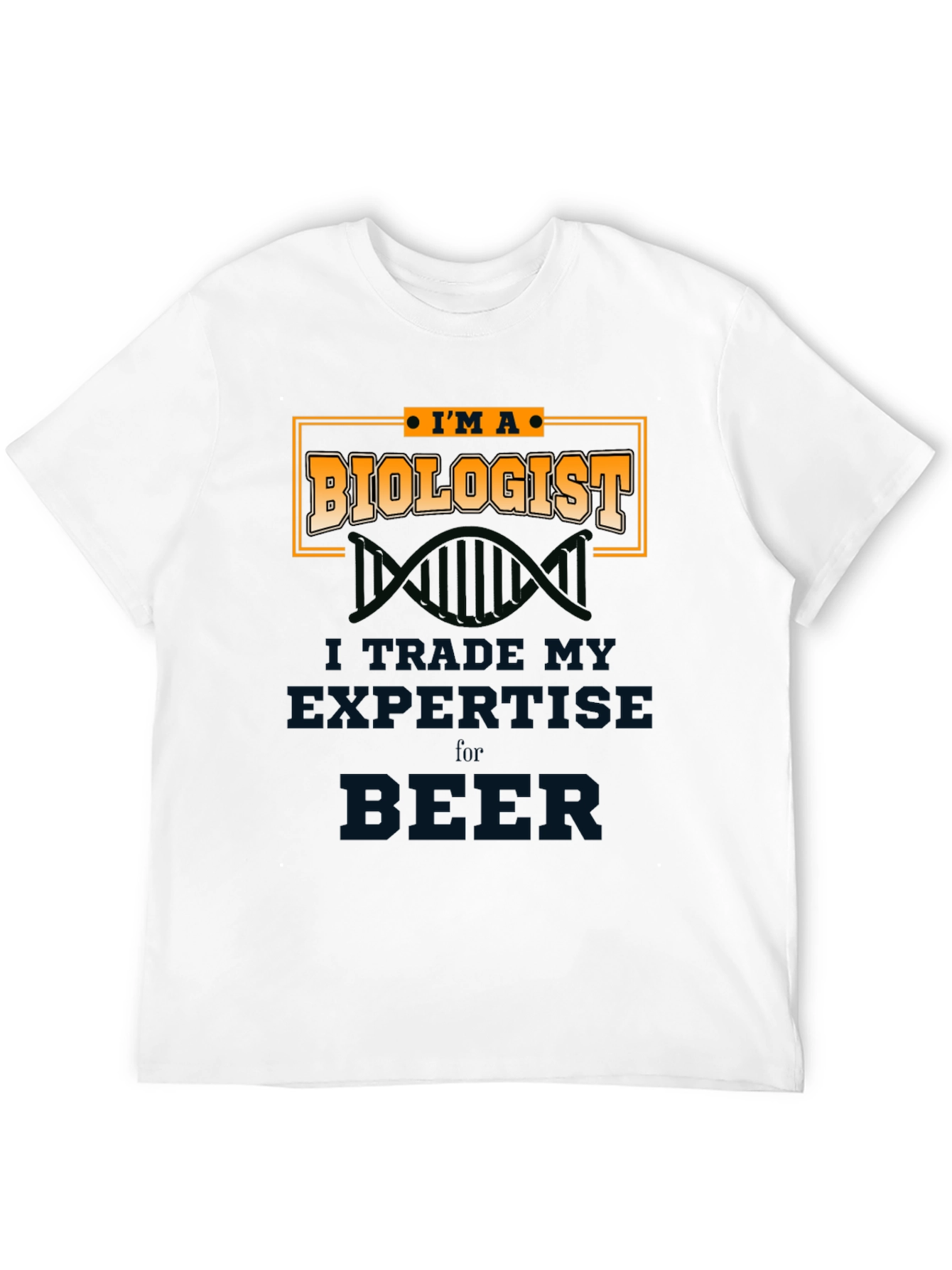 Black Biologist T-Shirt - Trade Expertise for Beer view 12