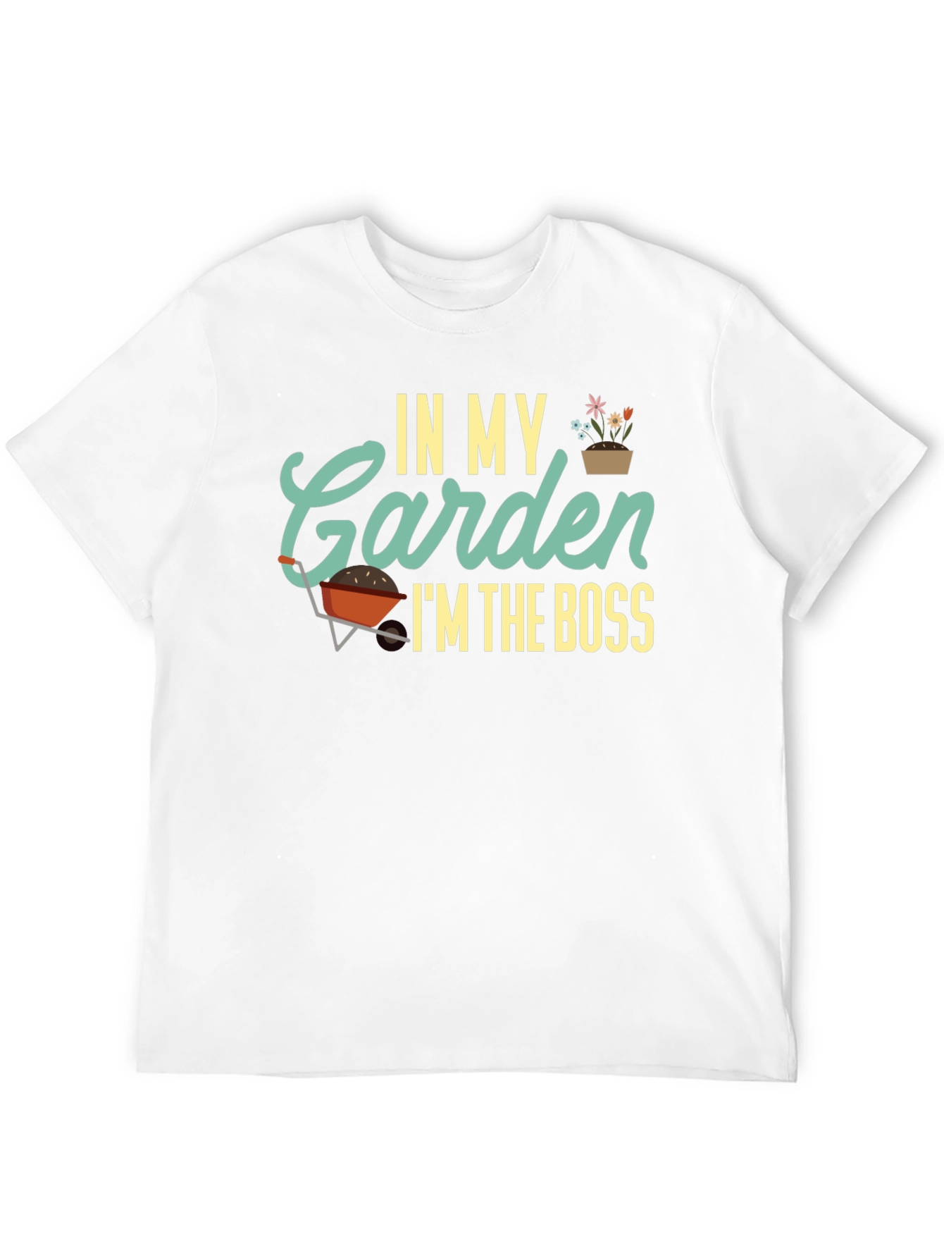 Black In My Garden I'm The Boss Black T-Shirt view 12