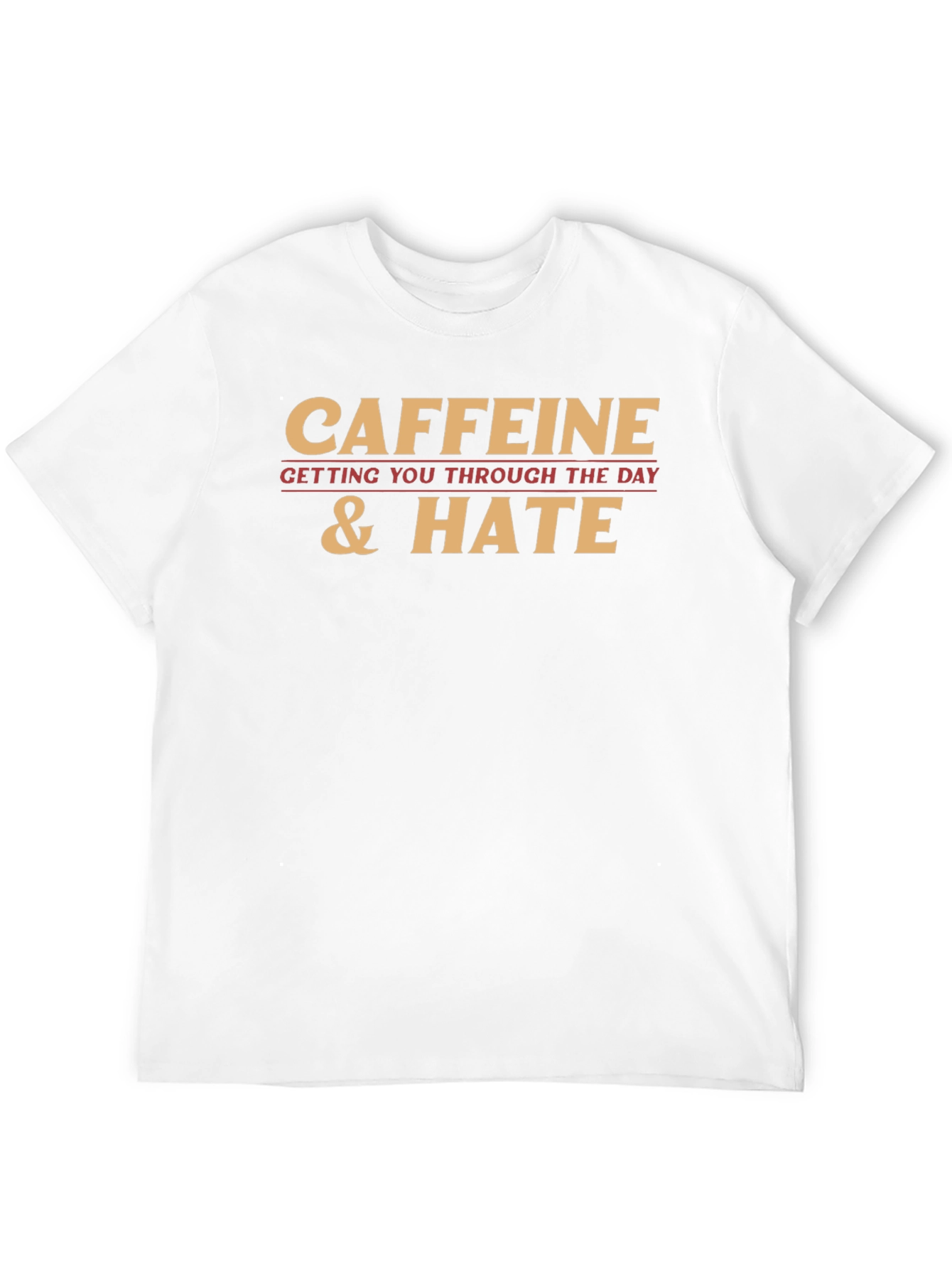 Black Caffeine & Hate Graphic T-Shirt - Everyday Wear view 12