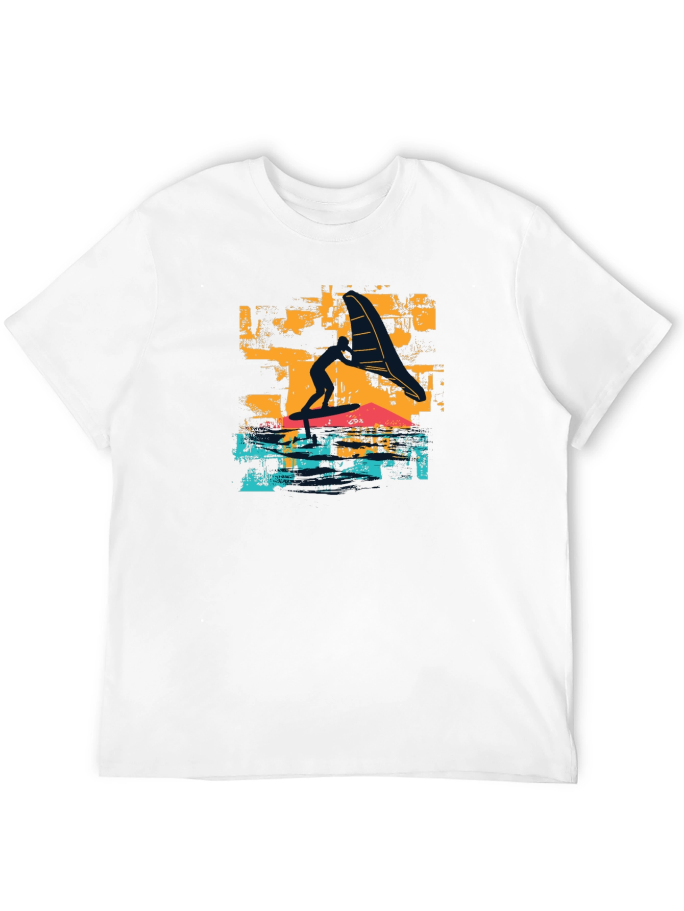 Black Surfer Graphic T-Shirt - Black view 12