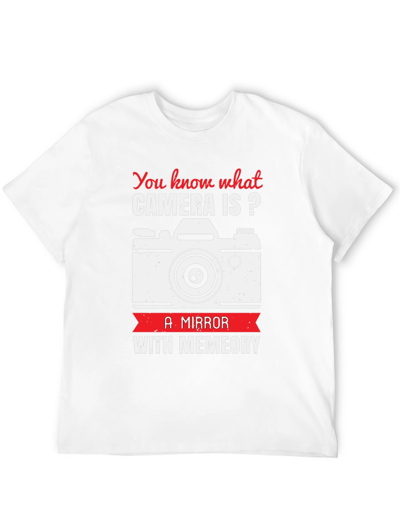 Black Camera with Memeory T-Shirt view 12