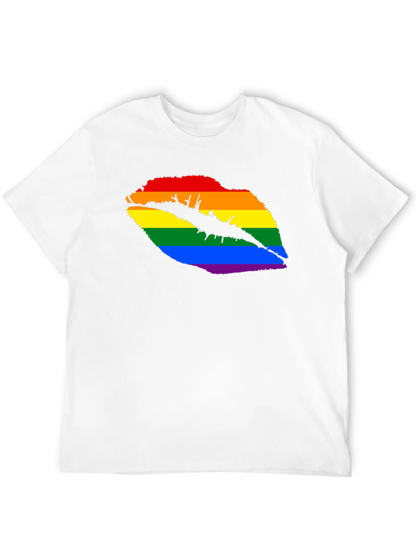 Black Pride Lips Graphic Tee - Black Unisex T-Shirt view 12