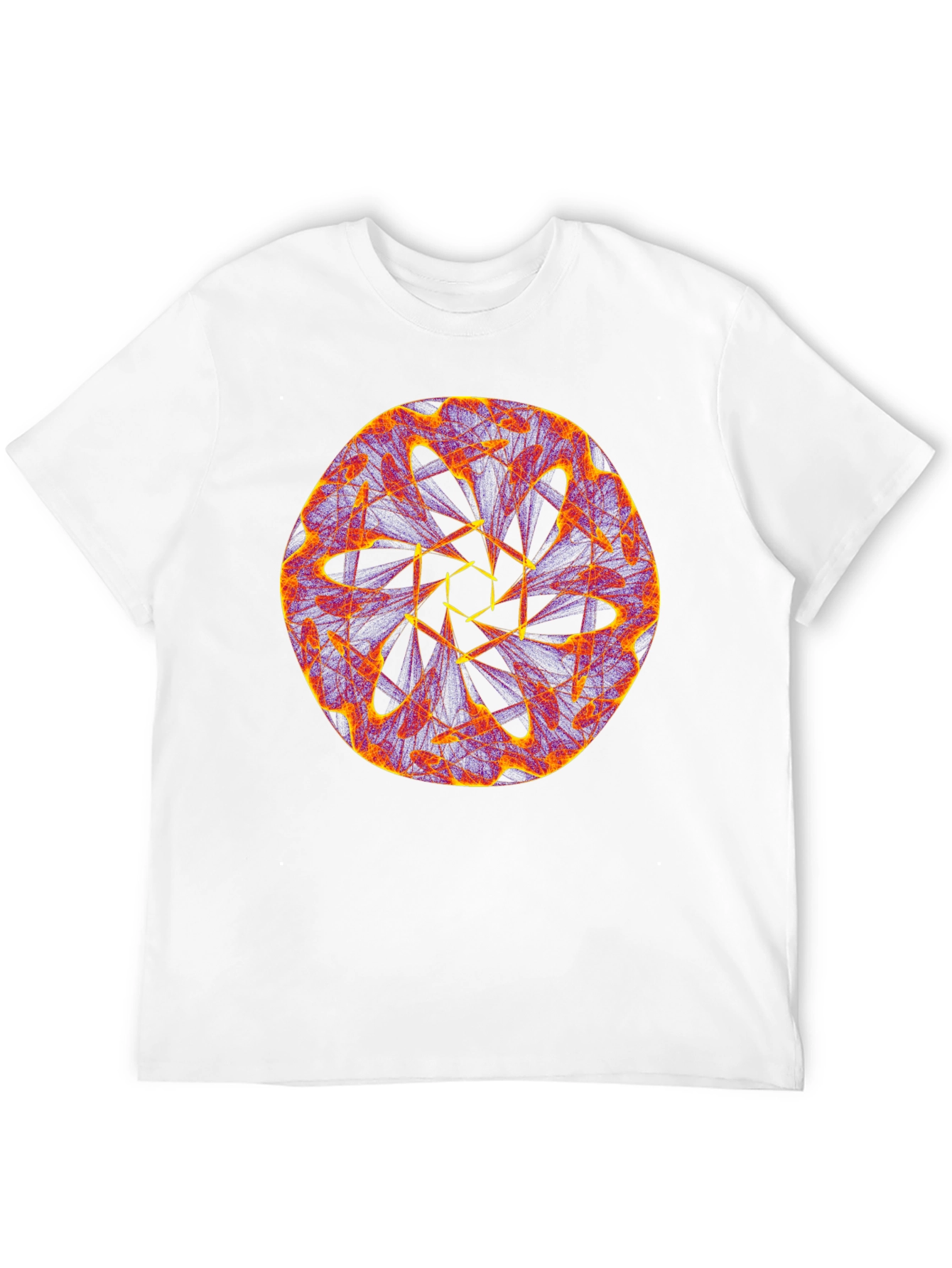 Fractal Art Graphic Tee - Stylish Men's Shirt - 12