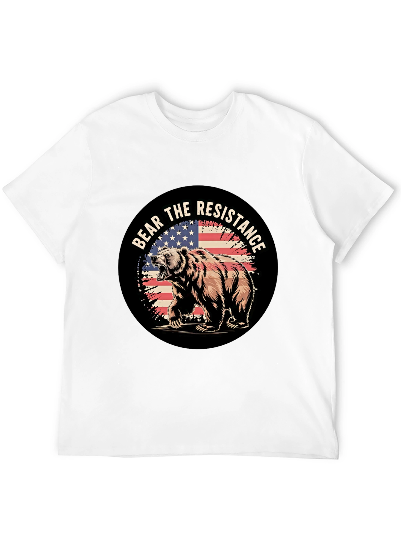 Black Bear the Resistance Graphic T-Shirt view 12