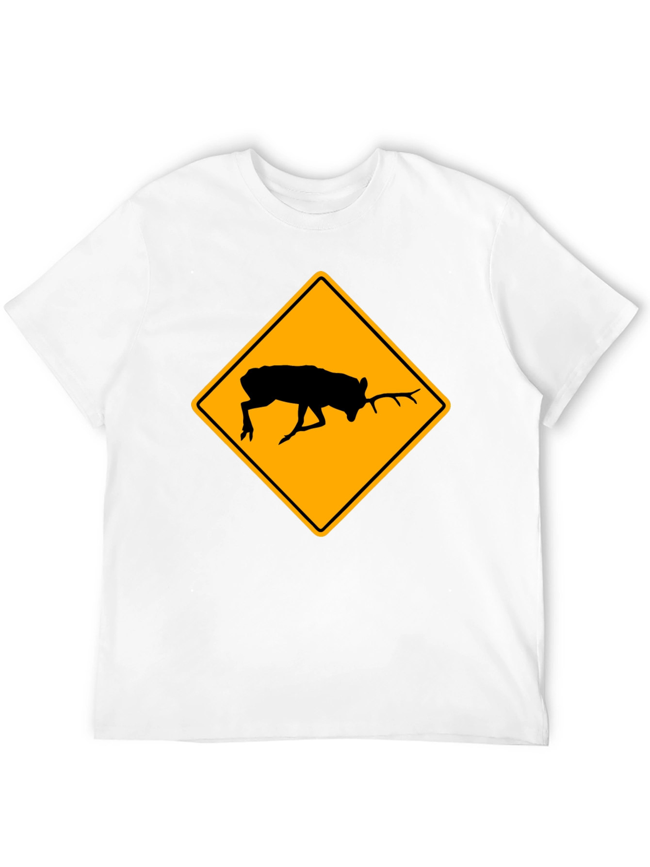 Black Elk Crossing T-Shirt: Caution Wildlife Tee view 12