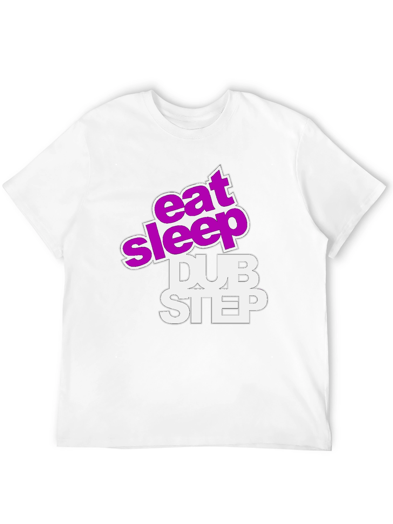 Black Eat Sleep Dubstep Graphic Tee view 12