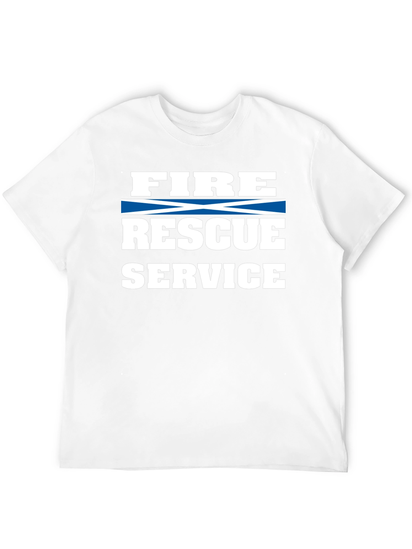 Black Fire Rescue Service Black T-Shirt view 12