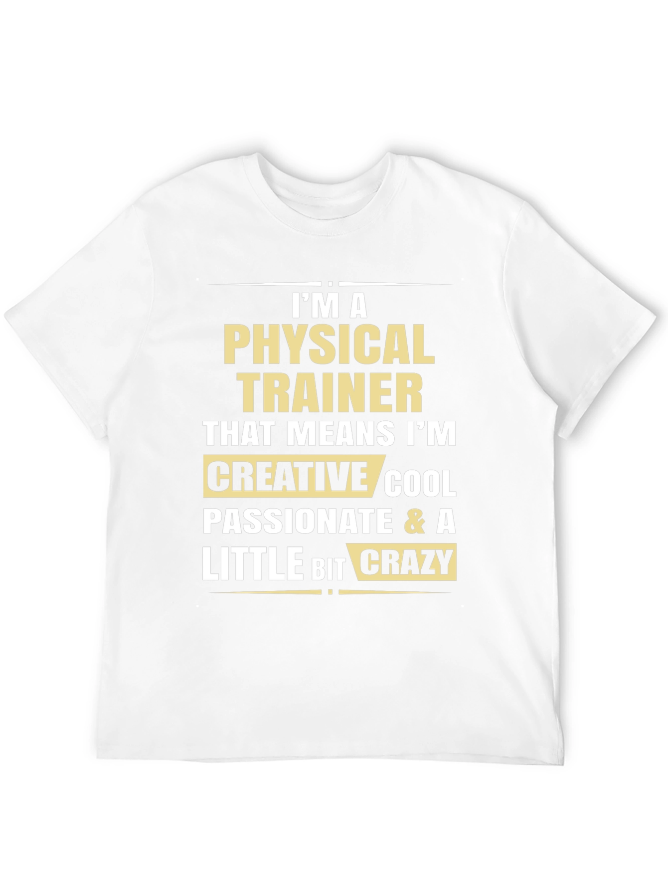 Black Physical Trainer Funny Graphic Tee view 12