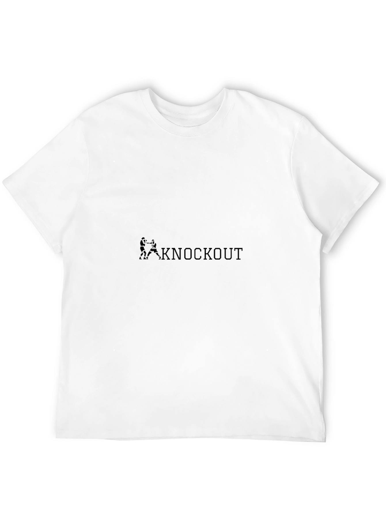 Black Knockout Boxing Graphic T-Shirt - Classic Black Tee view 12