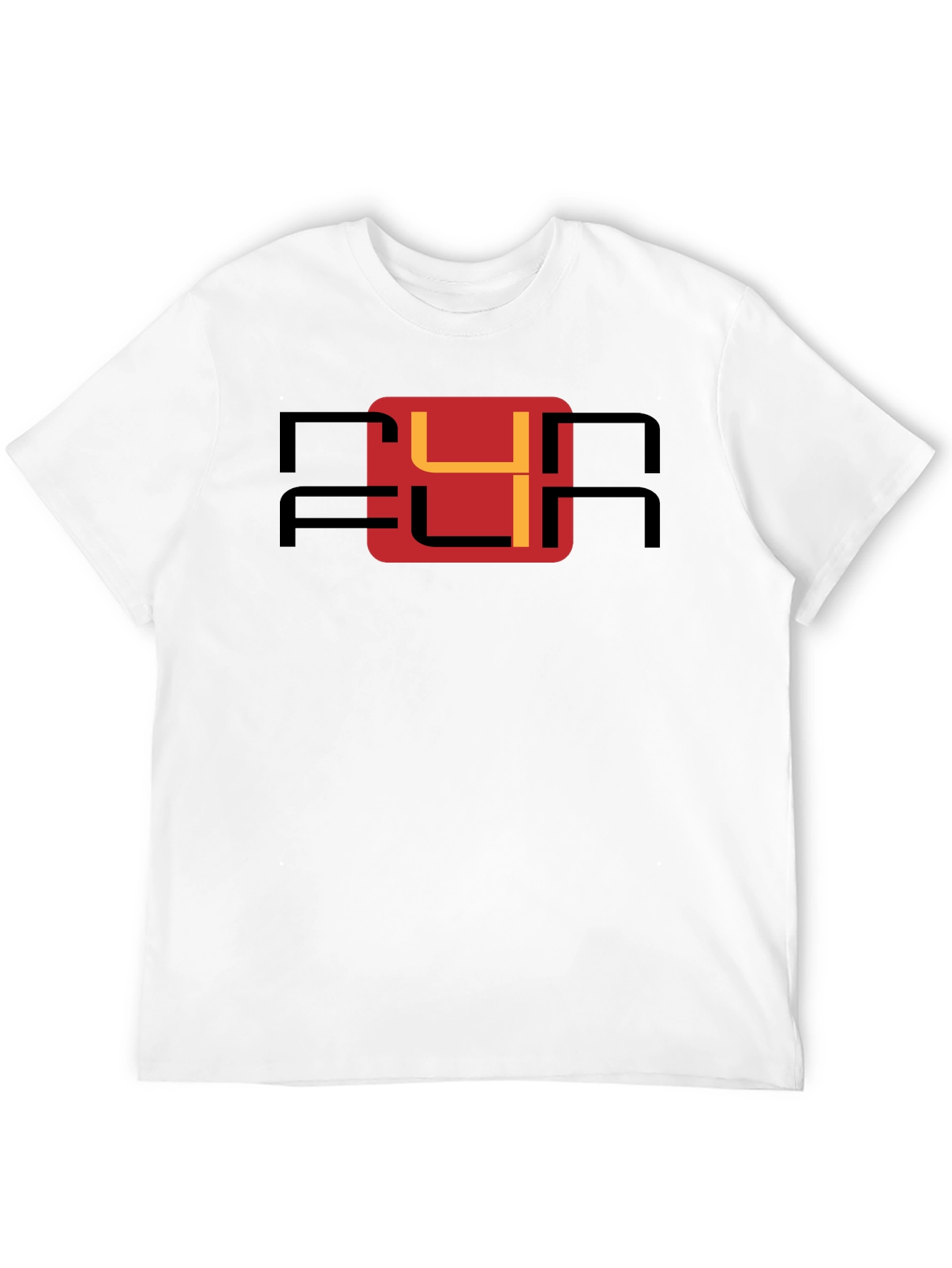 Black Stylish Graphic Tee - 'FUR' Design, Modern Fit view 12