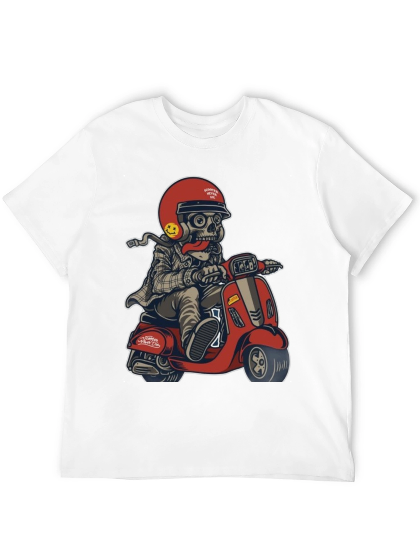 Black Skull Rider Graphic Tee - Cool & Unique Design view 12