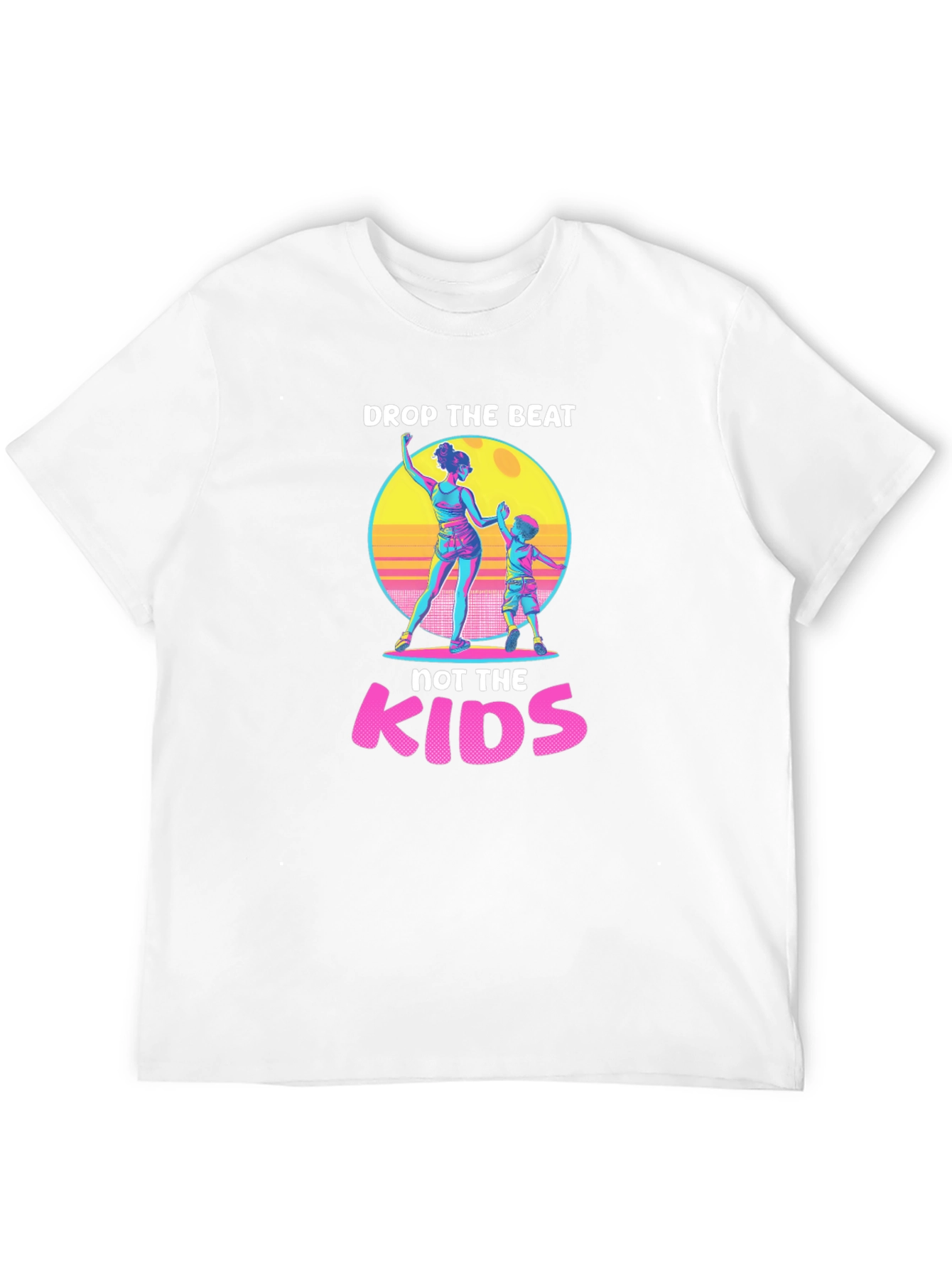 Black Drop the Beat, Not the Kids T-Shirt view 12