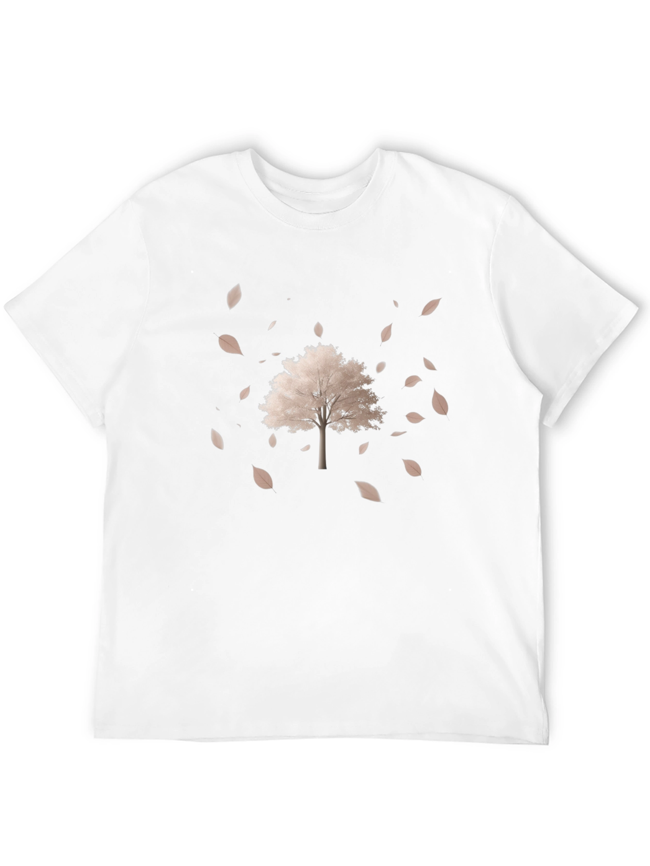 Black Men's Black Tree Graphic T-Shirt view 12