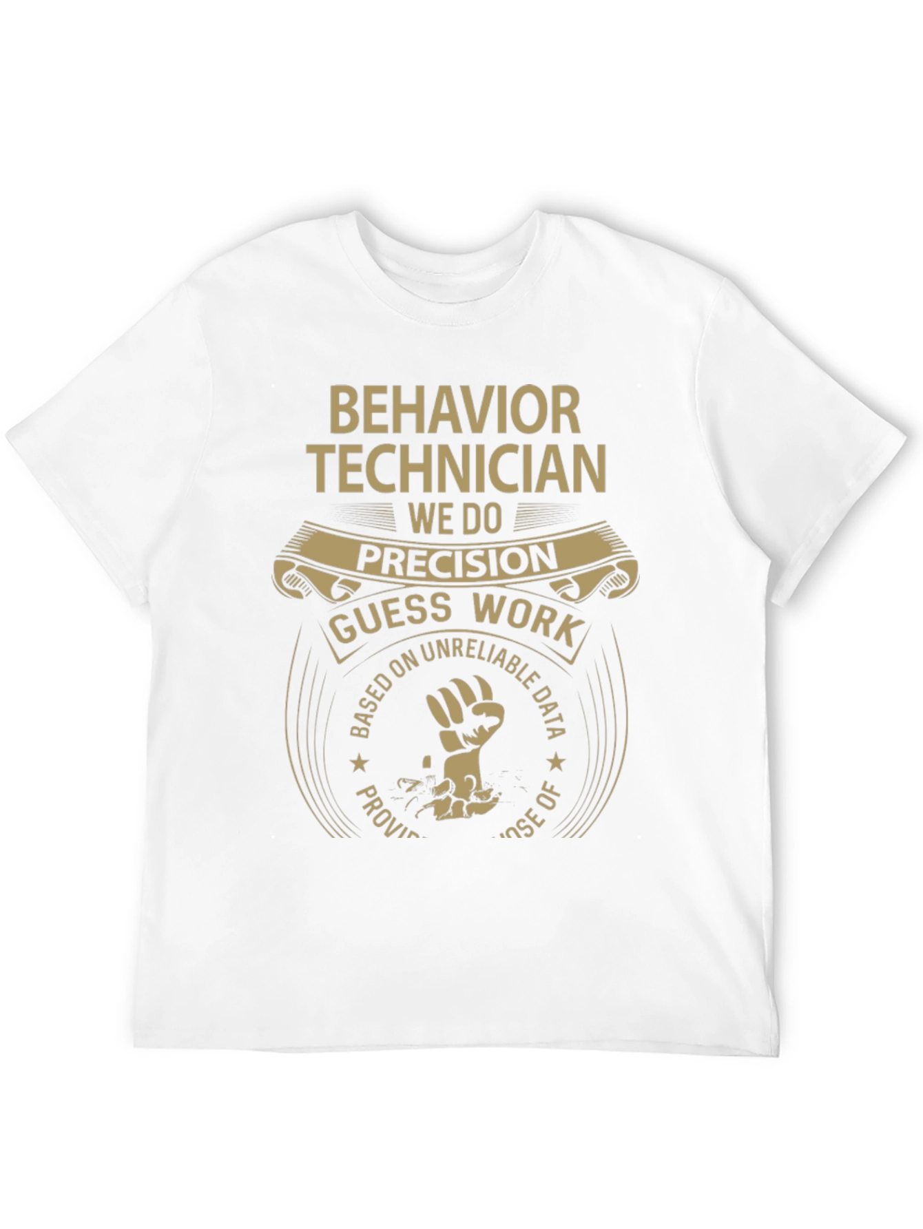 Black Behavior Technician Graphic Tee - Precision & Humor view 12