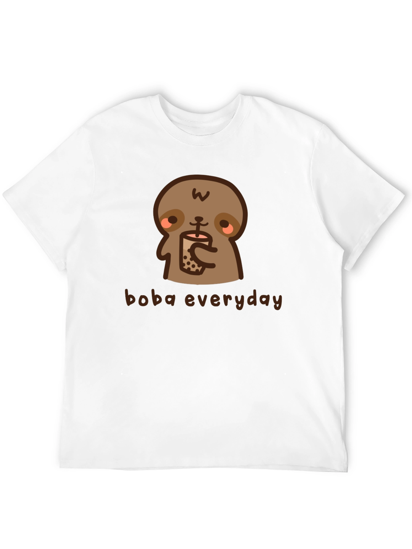 Black Sloth Boba Everyday Graphic Tee view 12