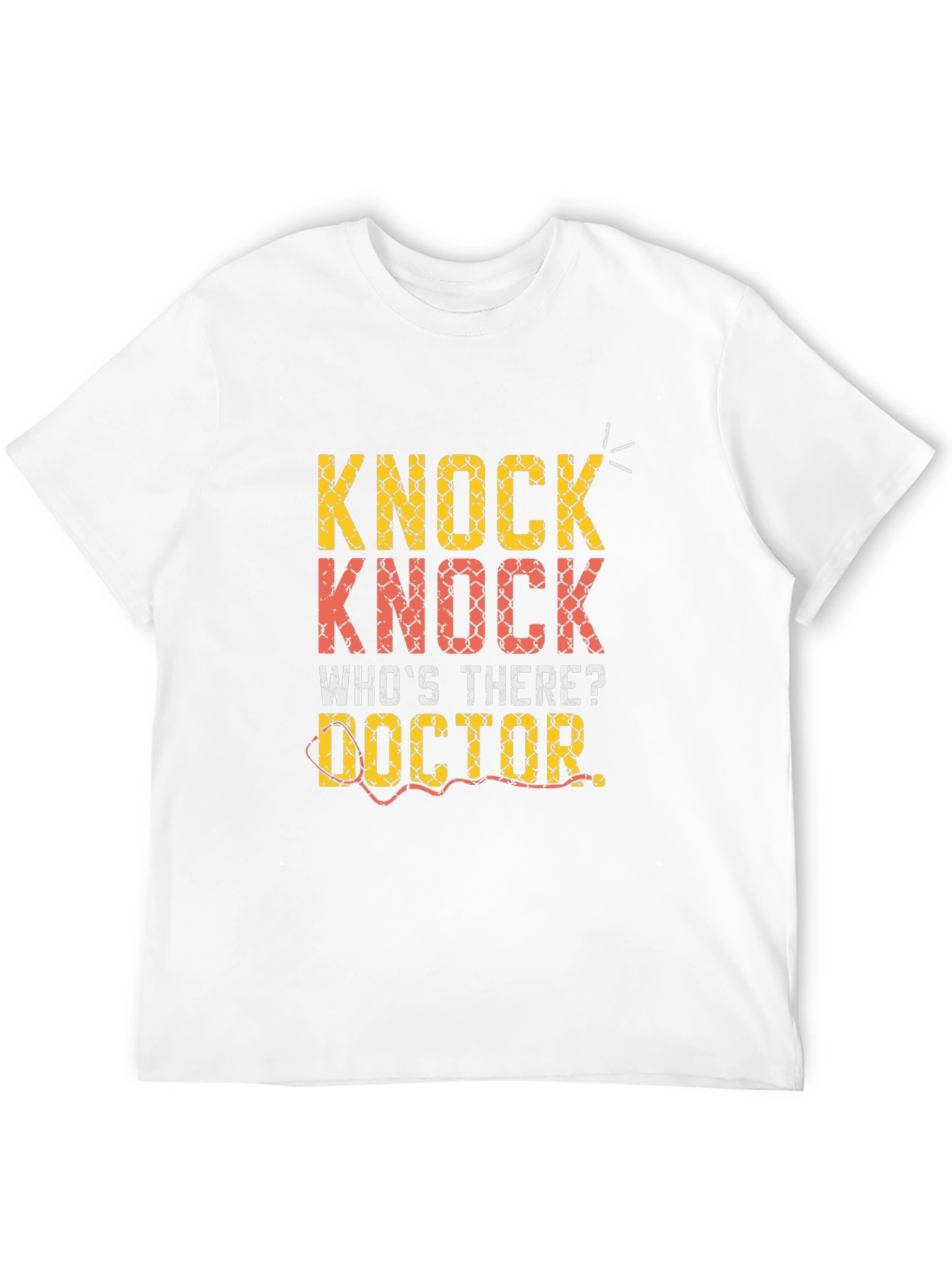 Black Knock Knock Doctor T-Shirt view 12