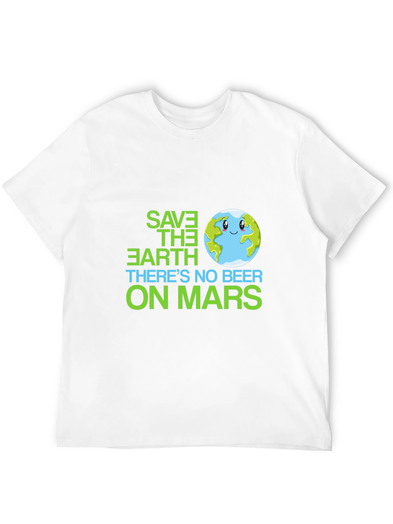 Black Save the Earth T-Shirt - No Beer on Mars view 12