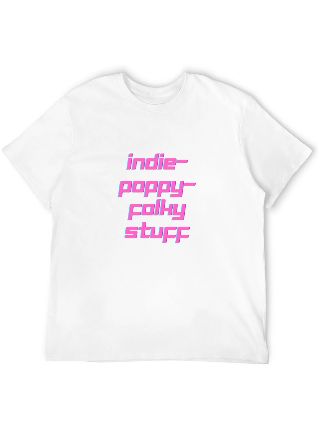 Black Indie-Poppy-Folky Stuff Graphic Tee view 12