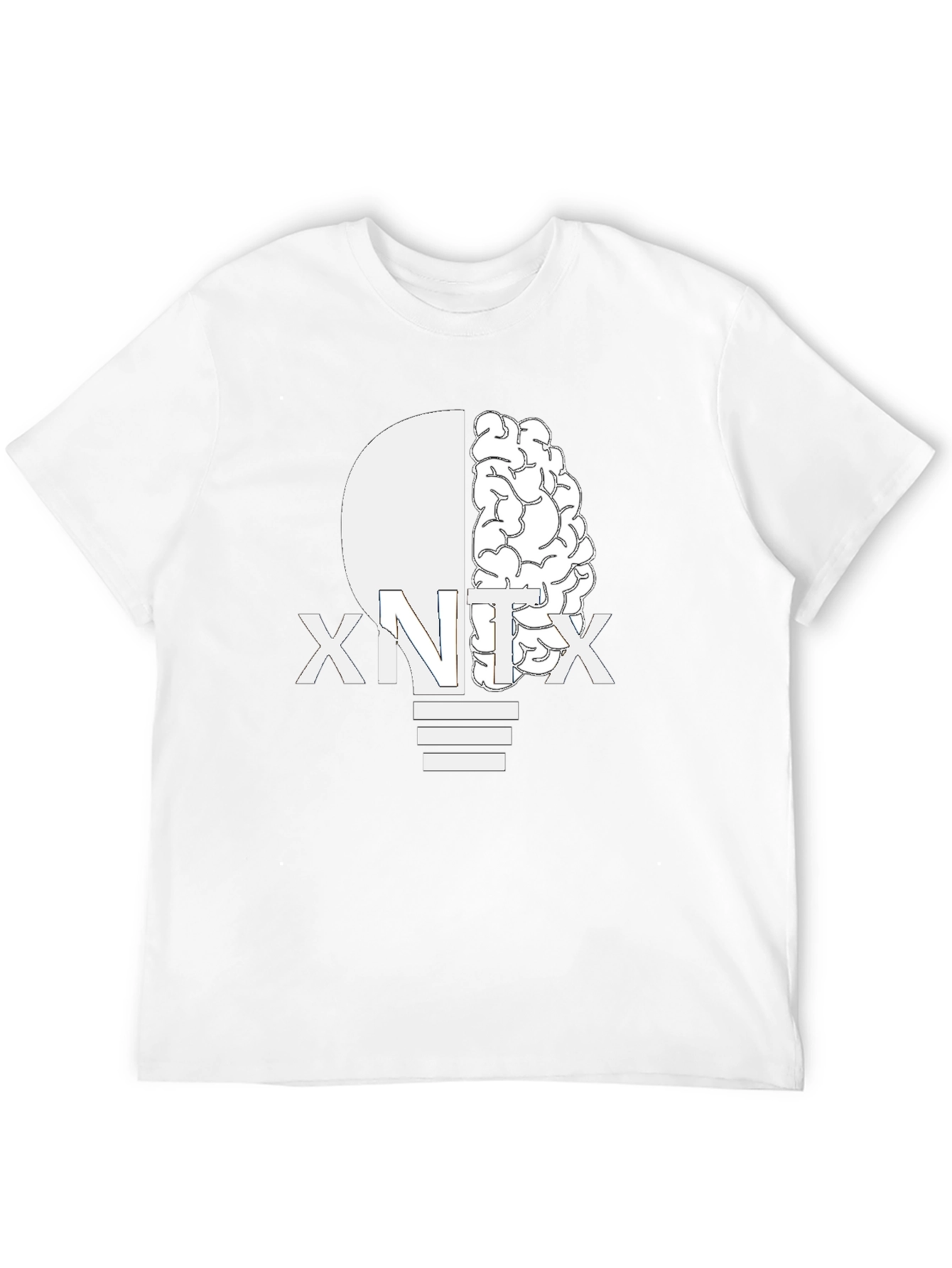 Black XNTX Brain Power Graphic Tee - Black view 12