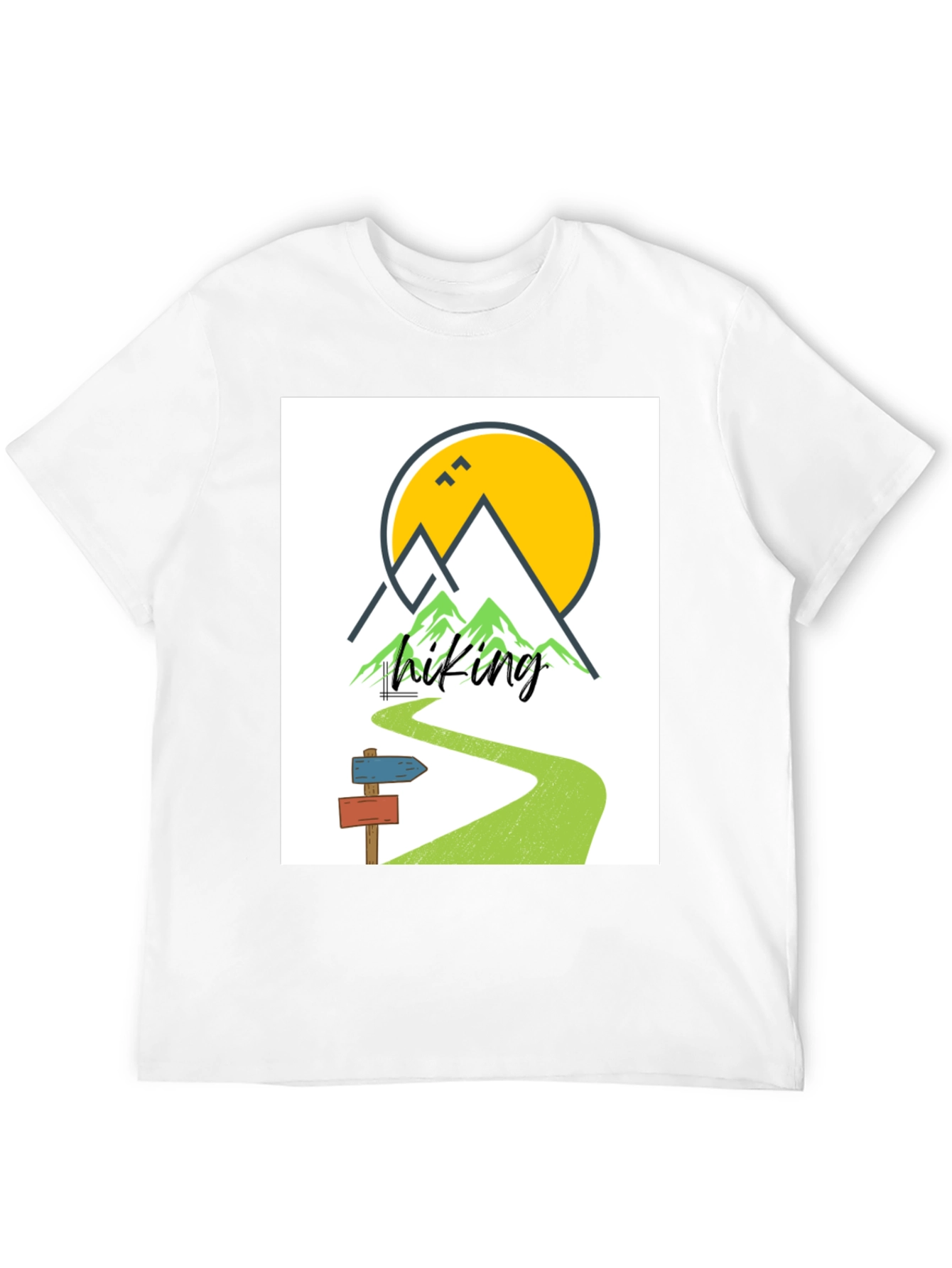 Black Hiking Adventure T-Shirt - Nature Explorer Tee view 12