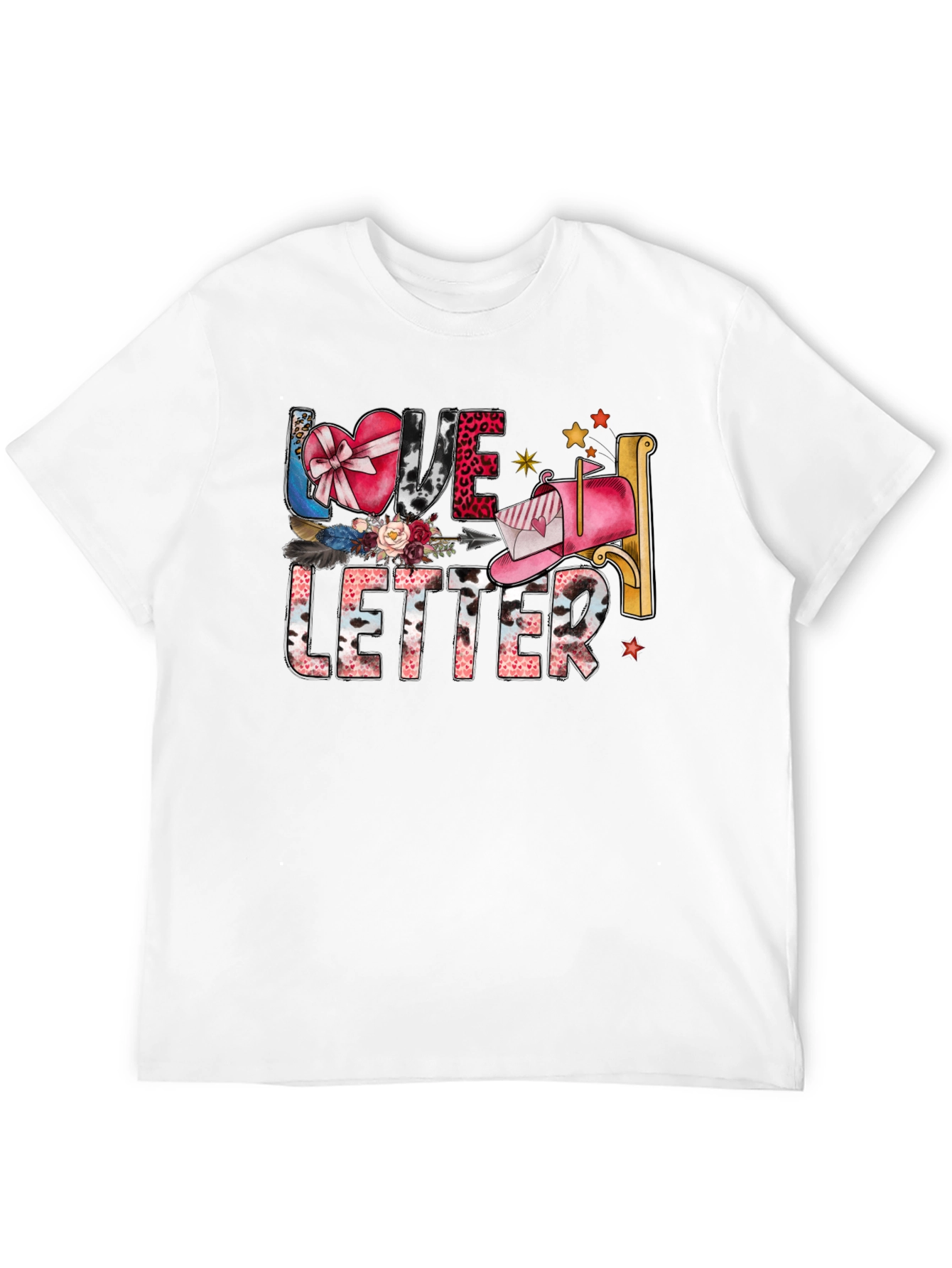 Black Love Letter Graphic T-Shirt view 12