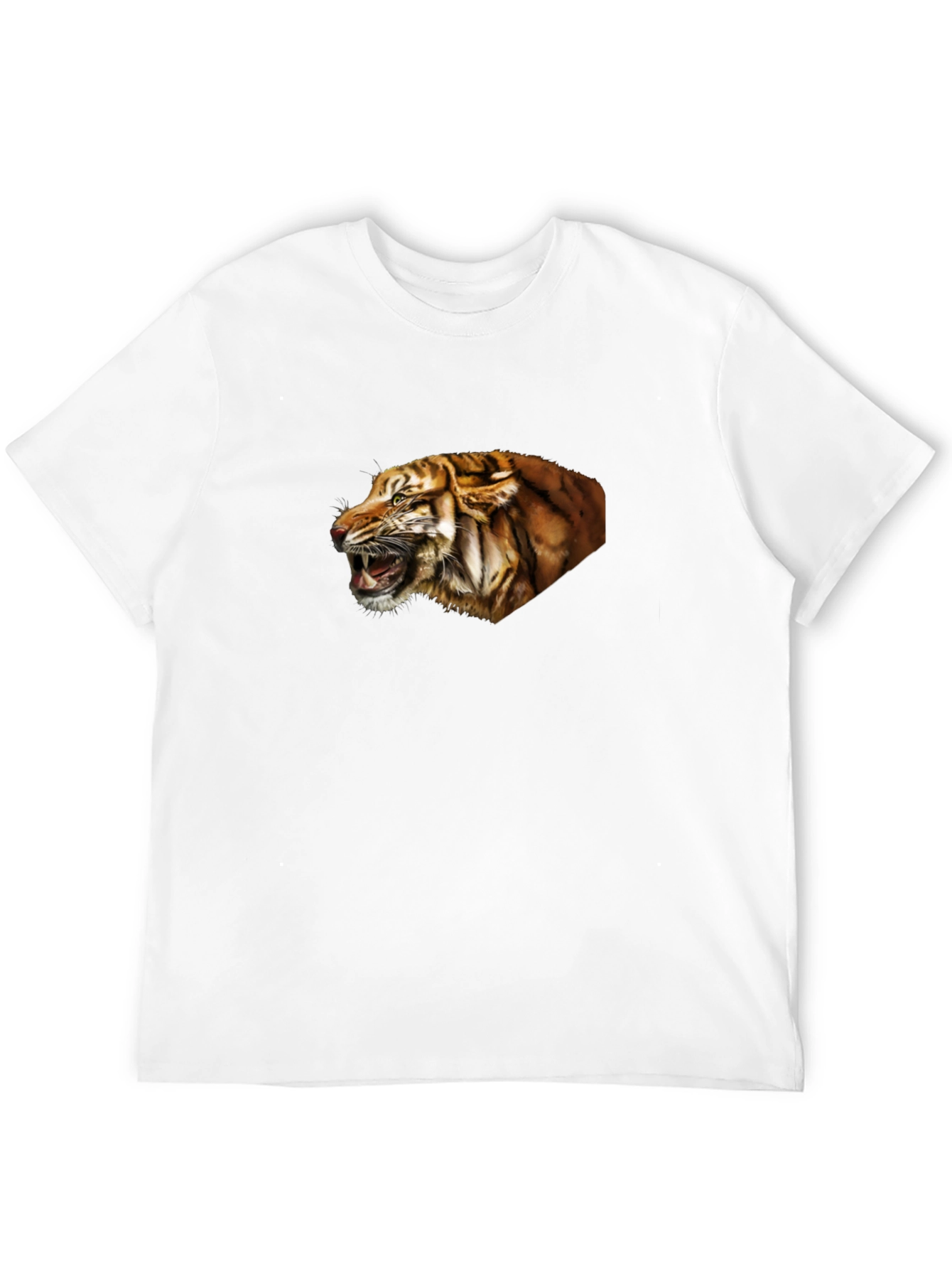 Black Tiger Graphic Tee - Fierce Black T-Shirt view 12