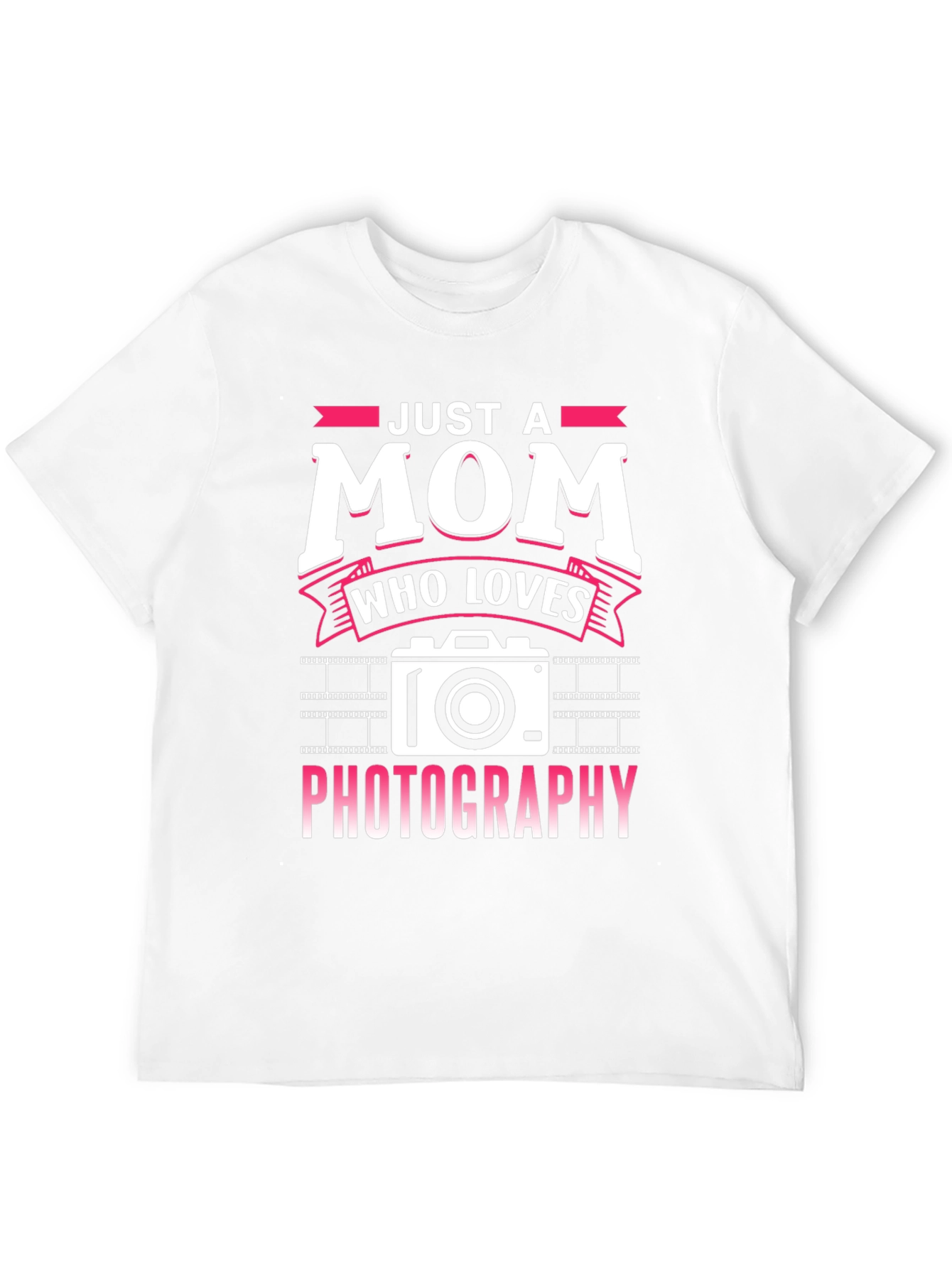 Black Just a Mom Who Loves Photography T-Shirt view 12