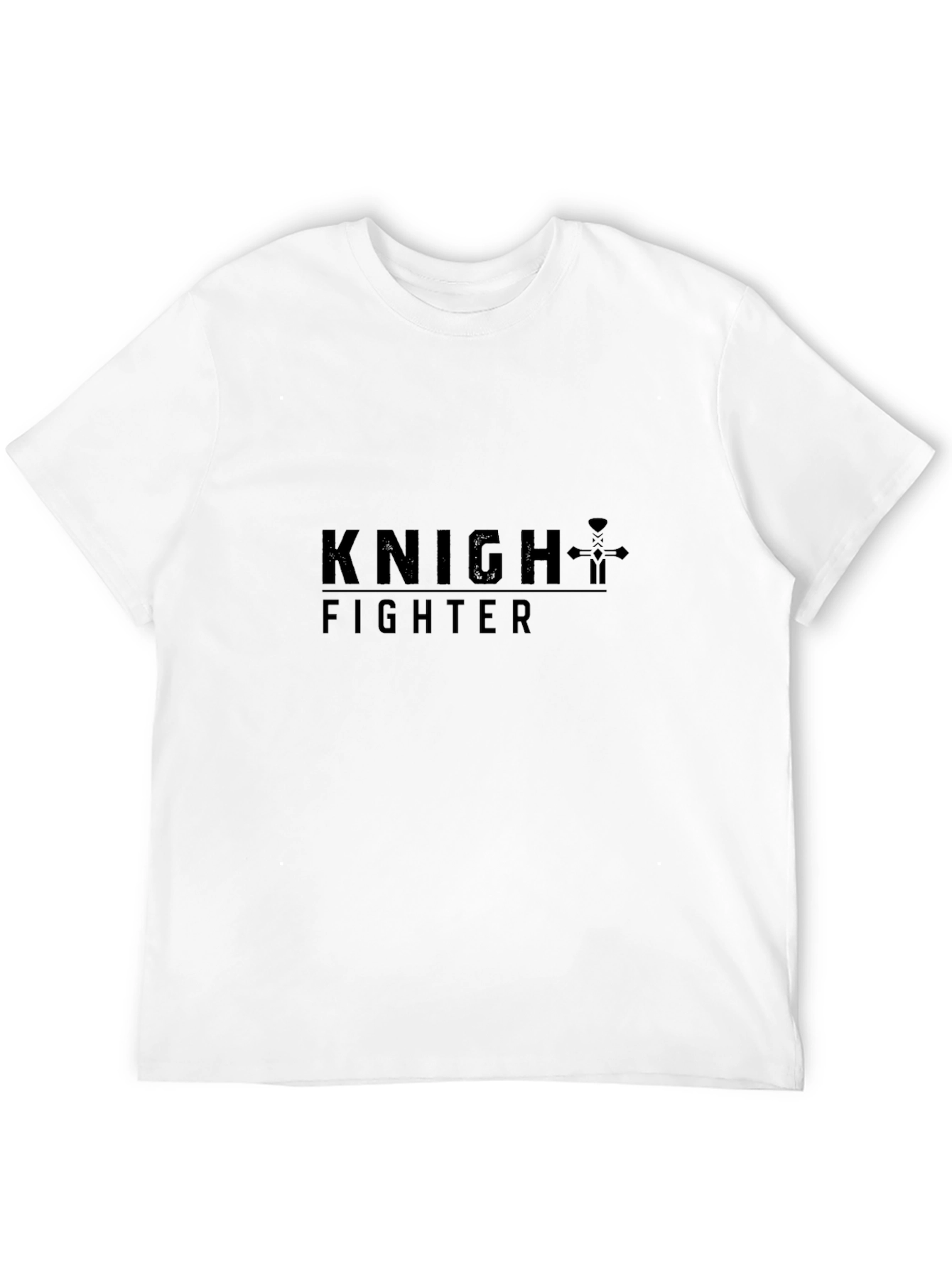 Black Knight Fighter Black T-Shirt view 12