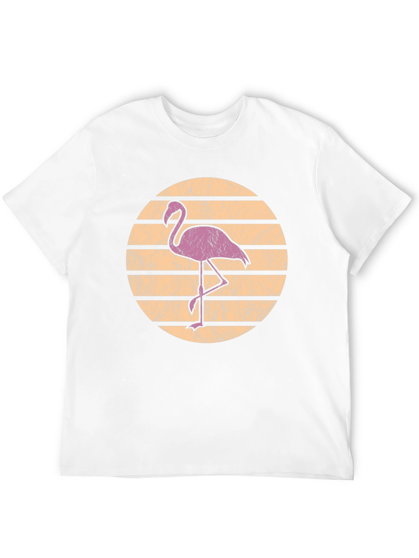 Black Retro Flamingo Graphic Tee view 12